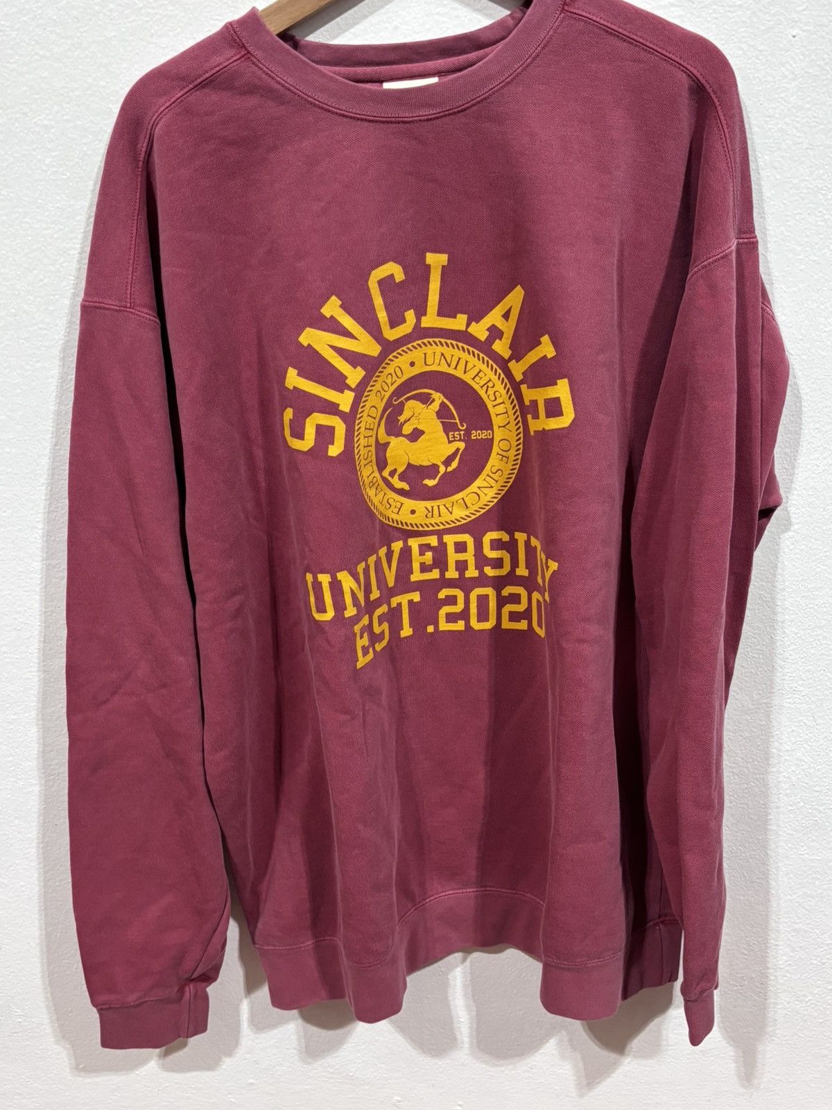 Sinclair Global Sinclair University Red/Yellow Sweatshirt Size US XXL / EU 58 / 5 - 1 Thumbnail