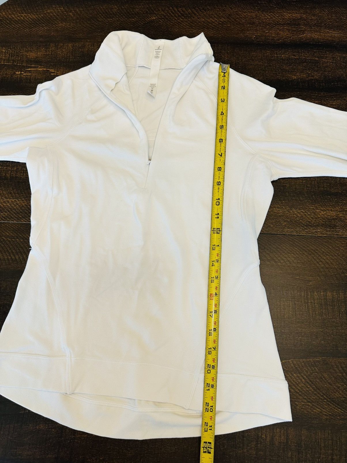 Lululemon Lululemon White Long Sleeve Quarter Zip Pullover Size 8 Size M / US 6-8 / IT 42-44 - 5 Thumbnail