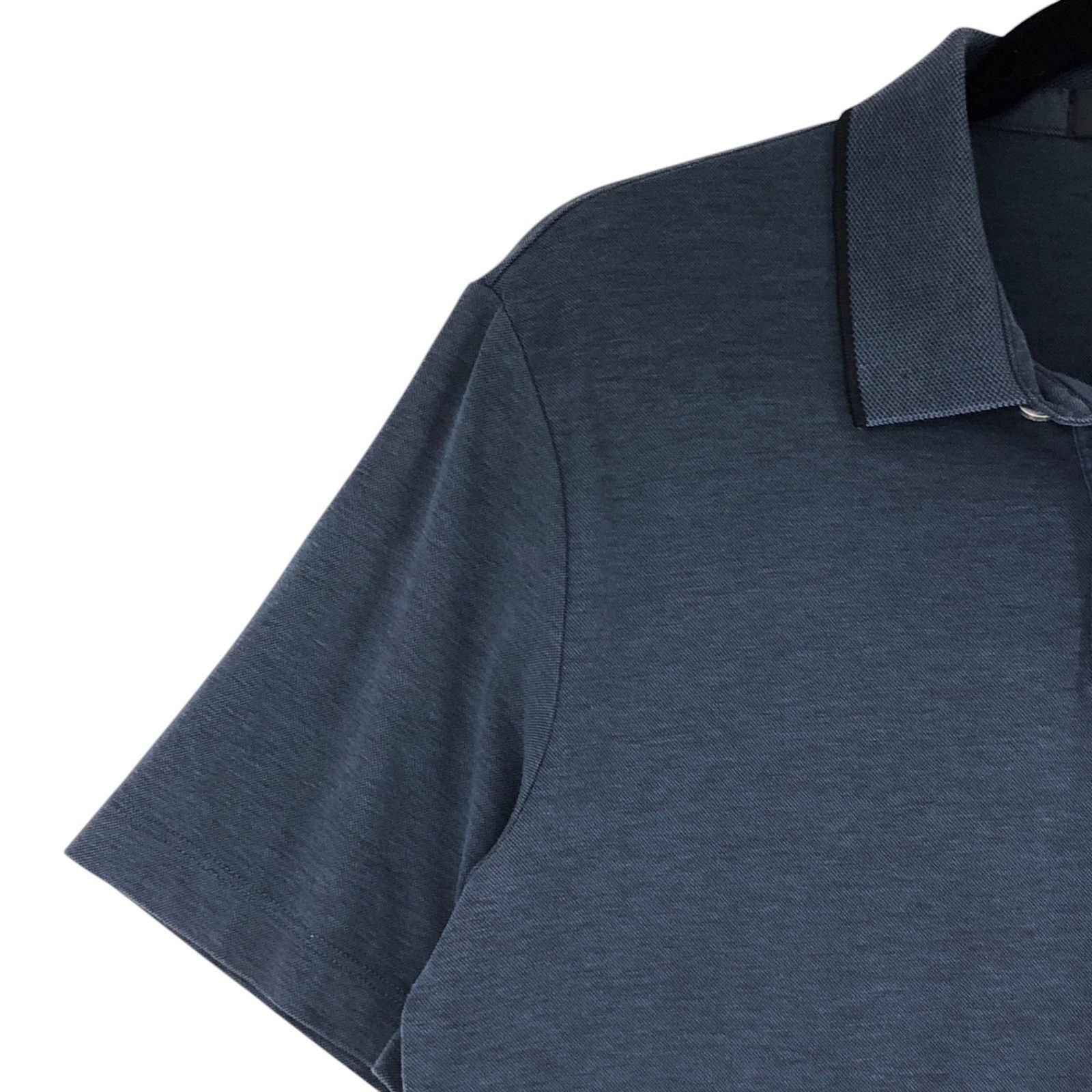 Theory Theory Mens Size S Polo Shirt Pique Short Sleeve Pima Cotton Size US S / EU 44-46 / 1 - 6 Thumbnail