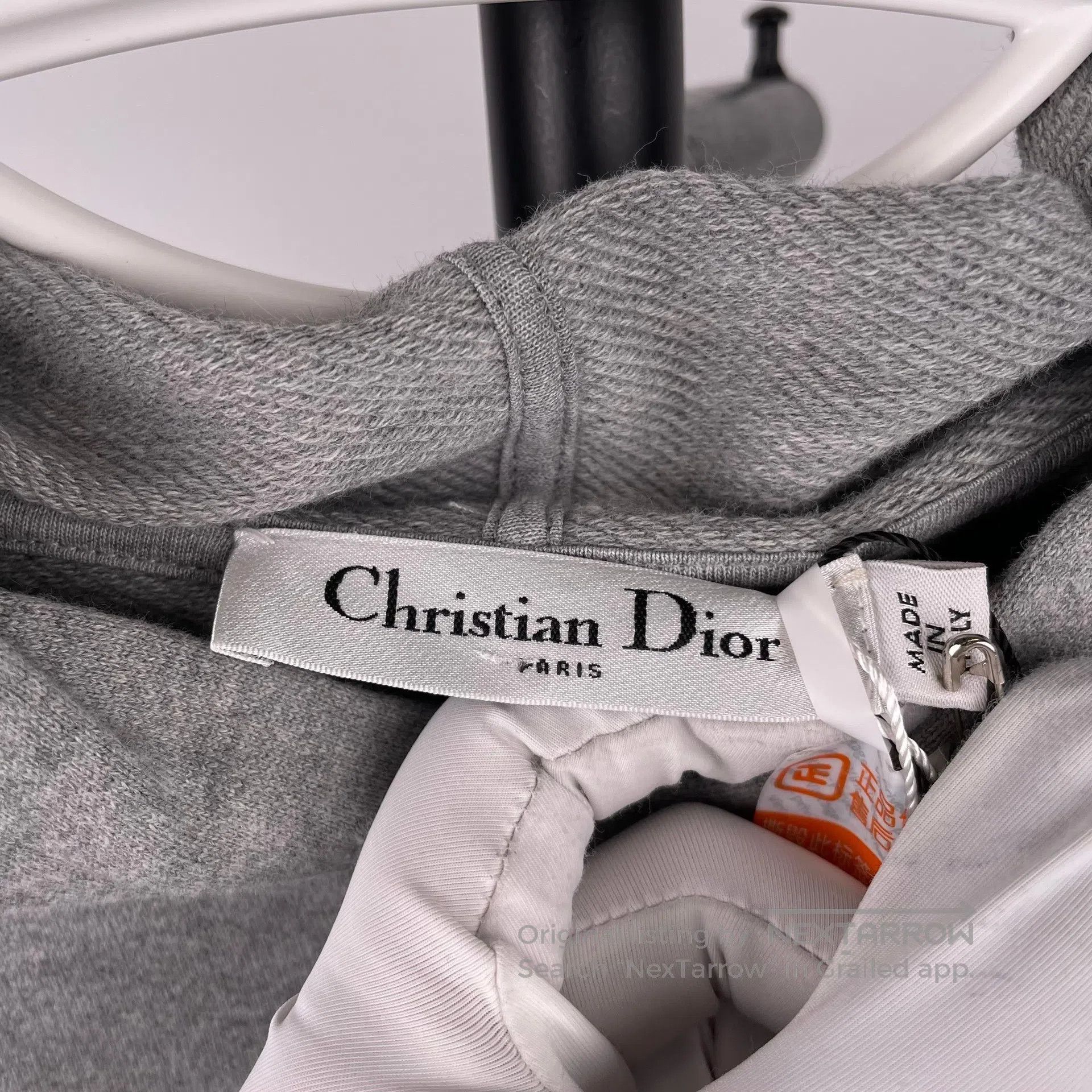 Dior Dior Embroidered floral letter logo hooded sweater dress| Size US M / EU 48-50 / 2 - 9 Thumbnail