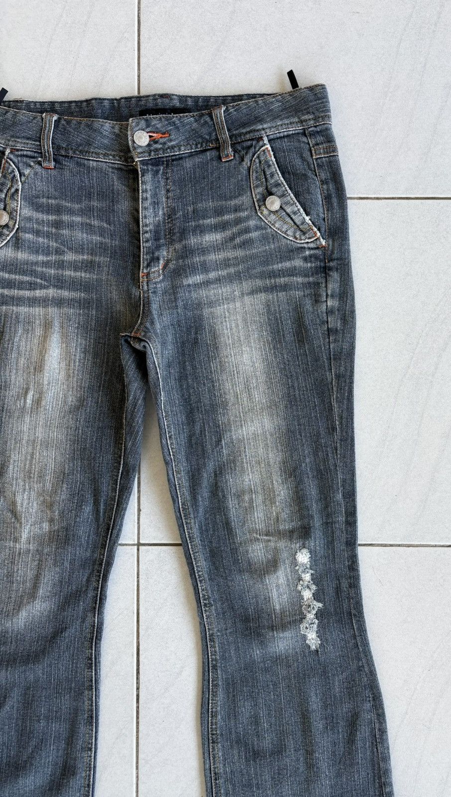 Japanese Brand Japanese Browdwin Johnpionir Flared Jeans Streetwear Denim Size US 32 / EU 48 - 7 Thumbnail