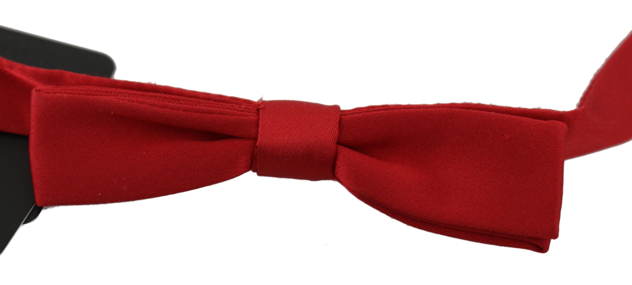 Dolce & Gabbana Elegant Red Silk Bow Men's Tie Size ONE SIZE - 1 Thumbnail
