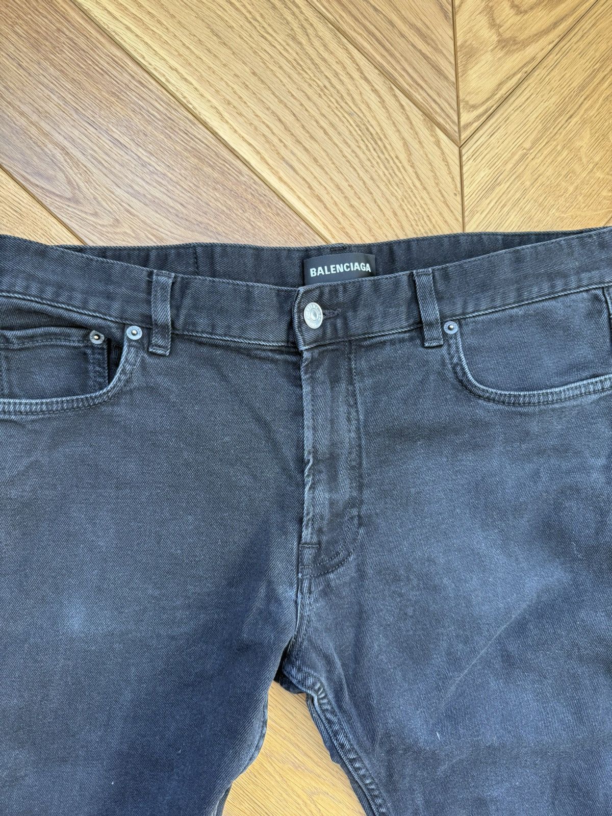 Balenciaga Balenciaga straight fit black jeans Size US 34 / EU 50 - 2 Thumbnail
