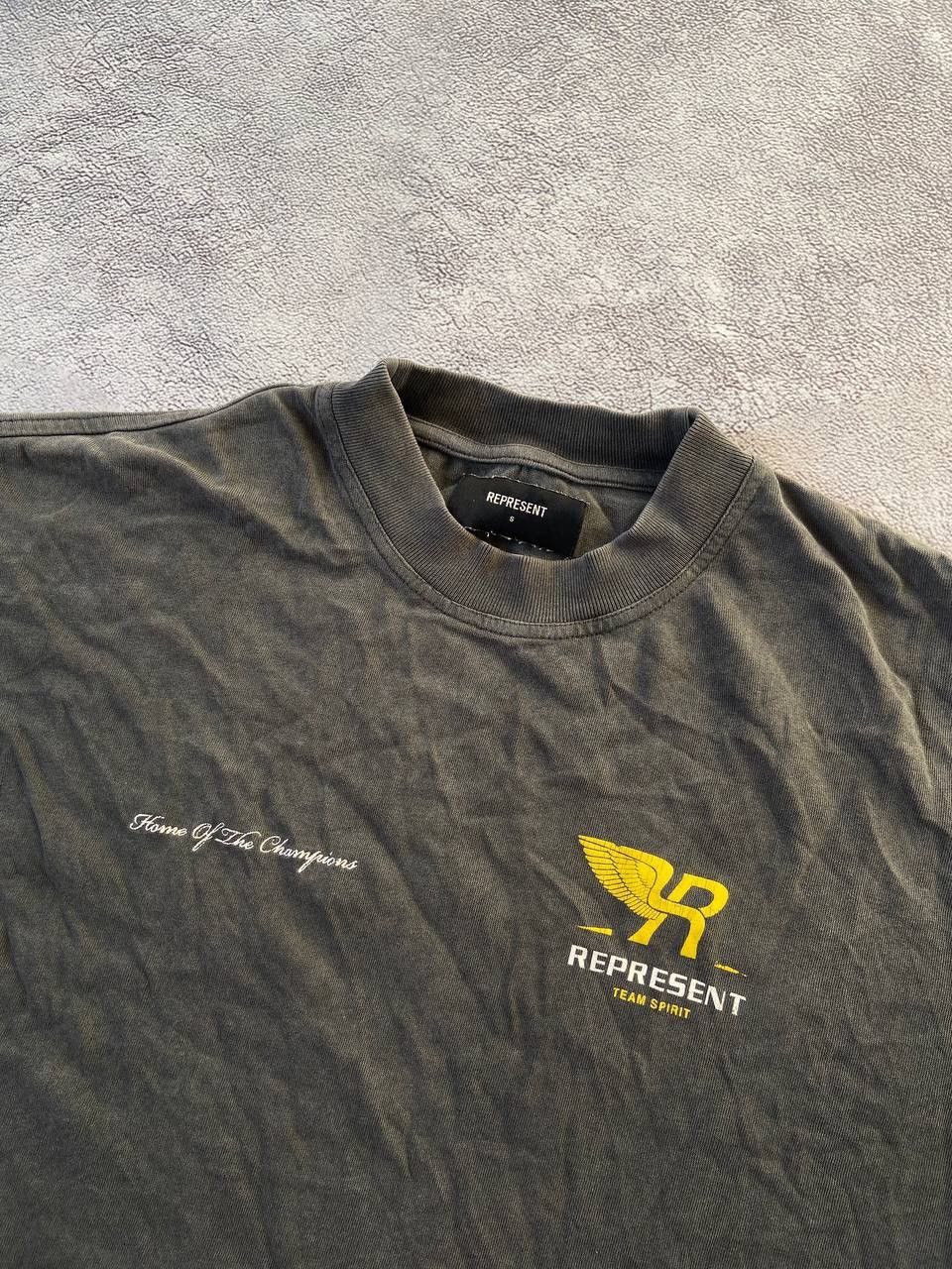 Represent Clo. Represent Team Spirit Vintage Grey Tee Size US M / EU 48-50 / 2 - 8 Thumbnail