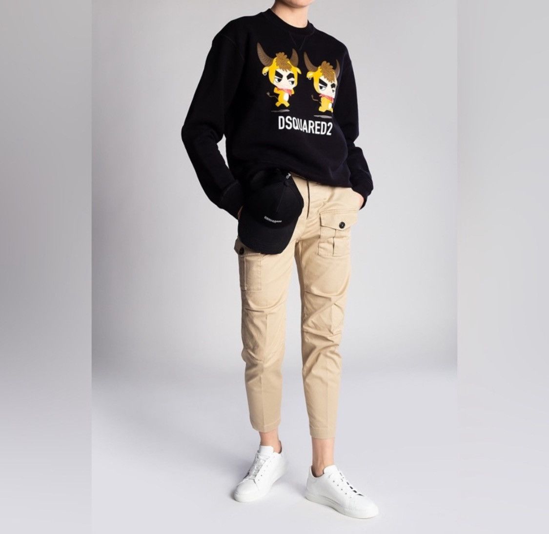 Moschino Moschino Low-Top Logo Sneakers large contrast logo printed Size US 8 / IT 38 - 2 Thumbnail