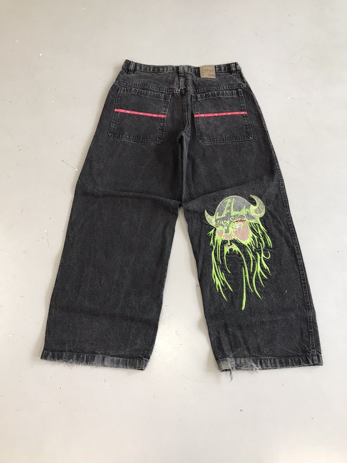 JNCO × Southpole × Vintage Super rare Vintage J & L predator embroidered denim Size US 34 / EU 50 - 1 Thumbnail