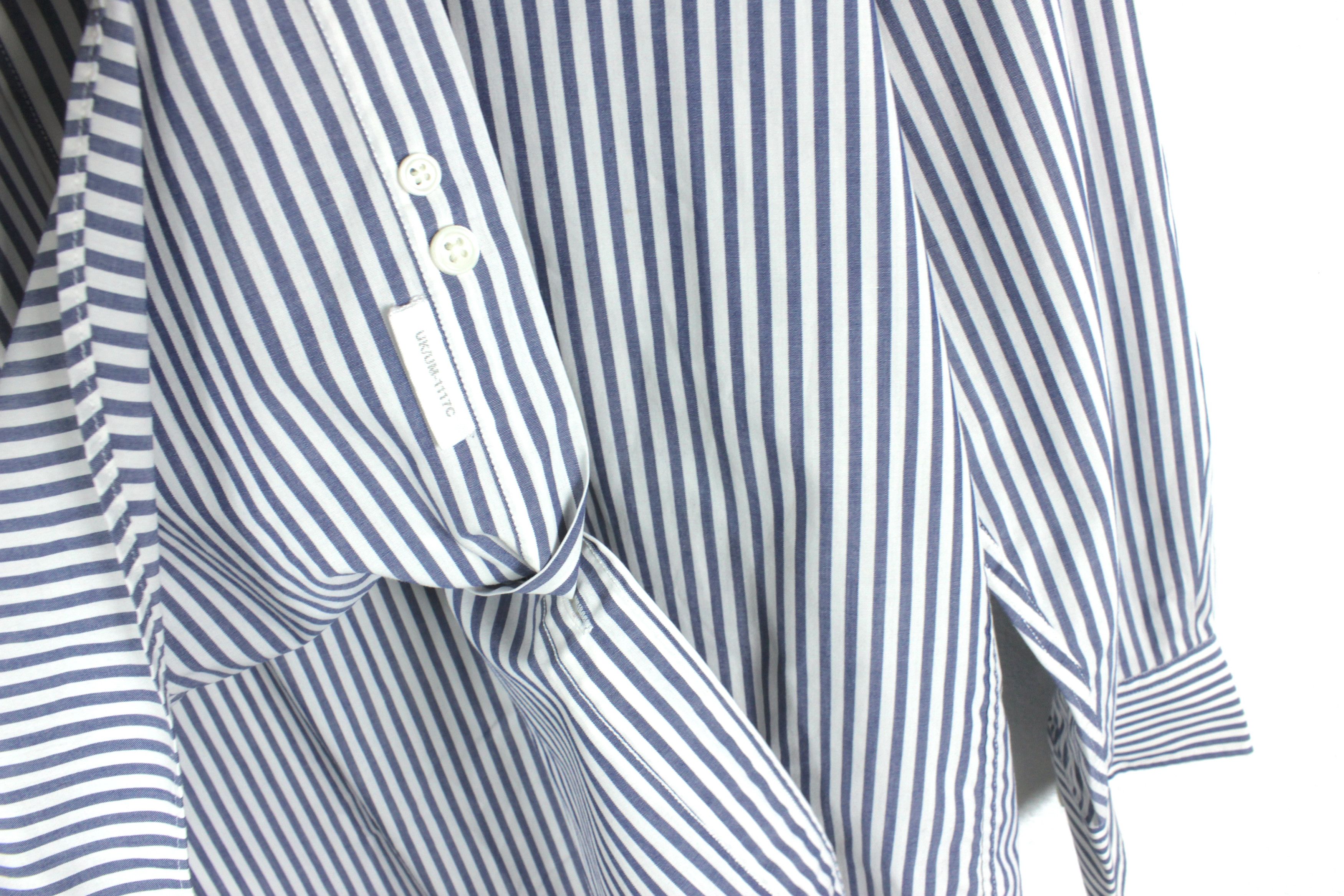 Vintage × Yves Saint Laurent Yves Saint Laurent Striped Shirt Size 39 Size US L / EU 52-54 / 3 - 5 Thumbnail