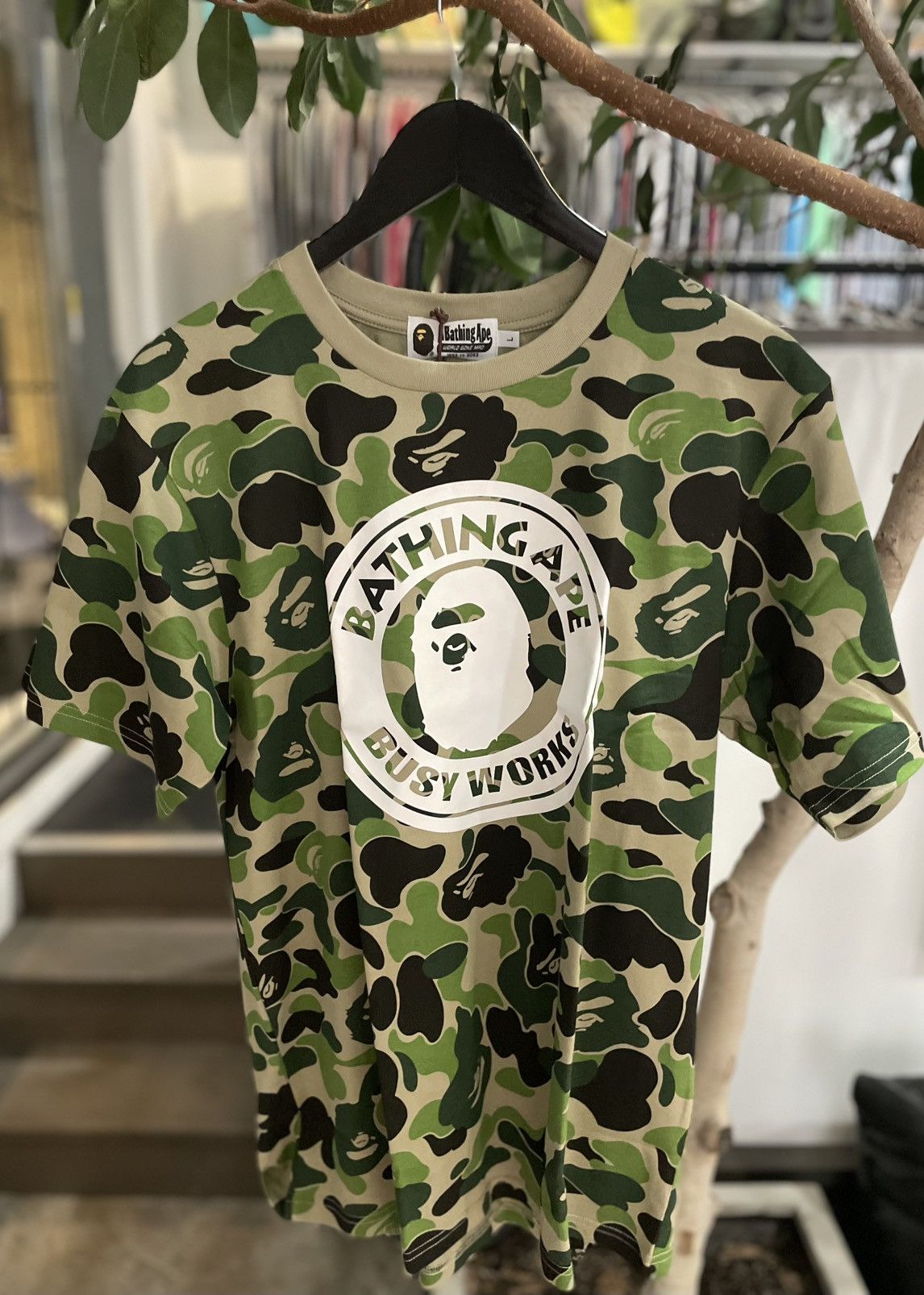 Bape A BATHING APE® Abc Camo Busy Works Tee Size US L / EU 52-54 / 3 - 1 Thumbnail