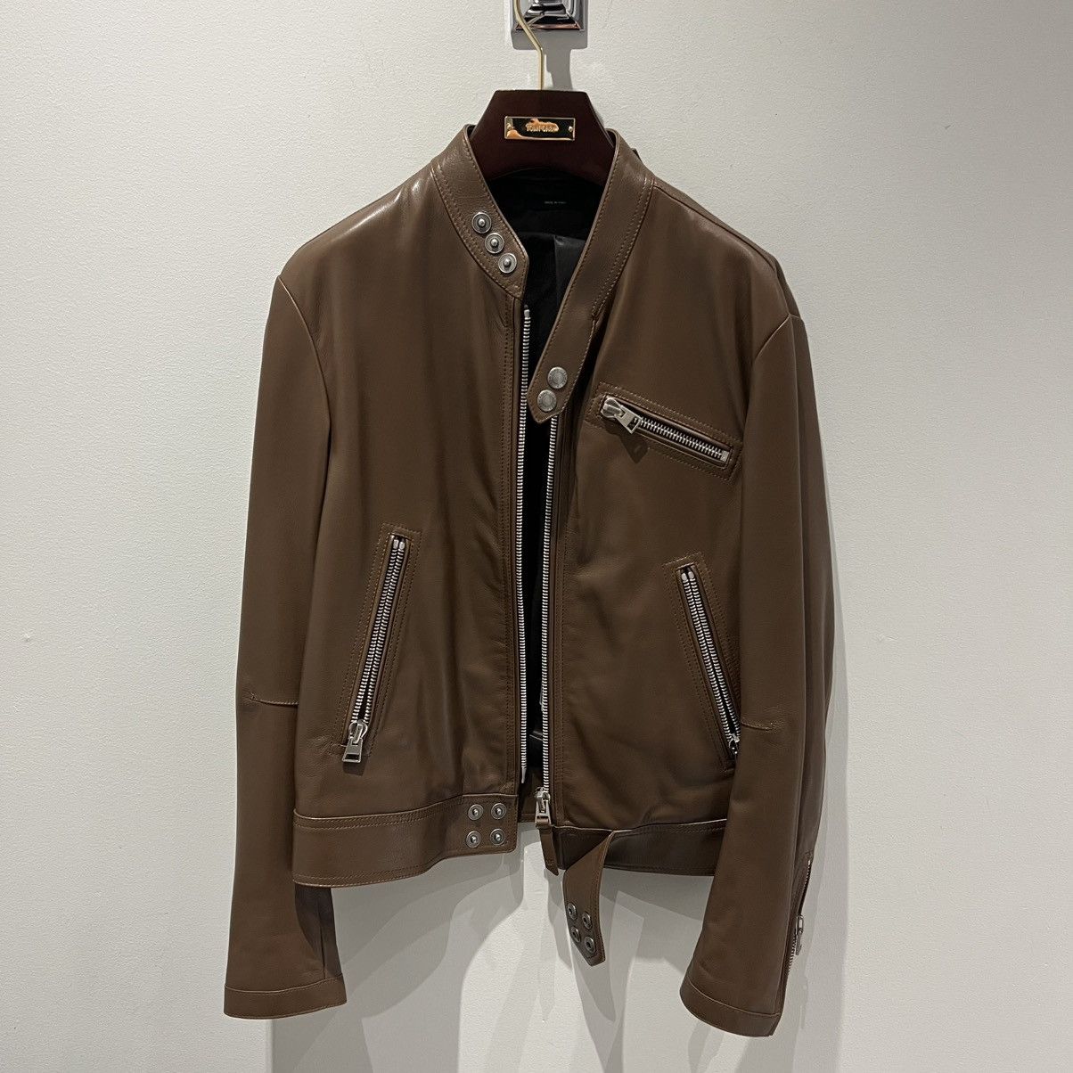 Tom Ford Tom Ford Leather Jacket in Medium Size US M / EU 48-50 / 2 - 1 Thumbnail