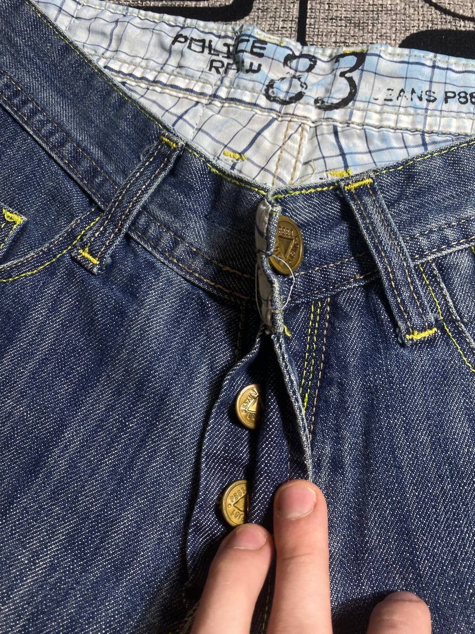 Other Crazy Crash Dirty Baggy Faded Jean Japan Avant Garde Style Size US 28 / EU 44 - 4 Thumbnail