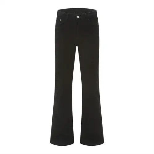 Japanese Brand VIBE Men's solid color basic versatile loose flared jeans Size US 32 / EU 48 - 1 Thumbnail