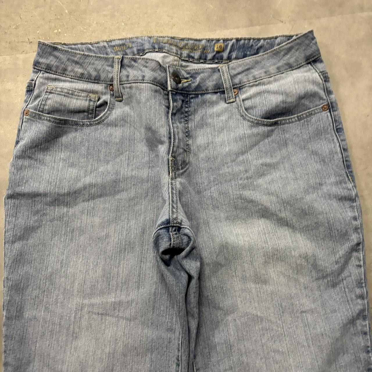Japanese Brand × Vintage Crazy Vintage Y2K/2000s Light Wash Skater Streetwear Essential Denim Jeans! Size US 34 / EU 50 - 5 Thumbnail