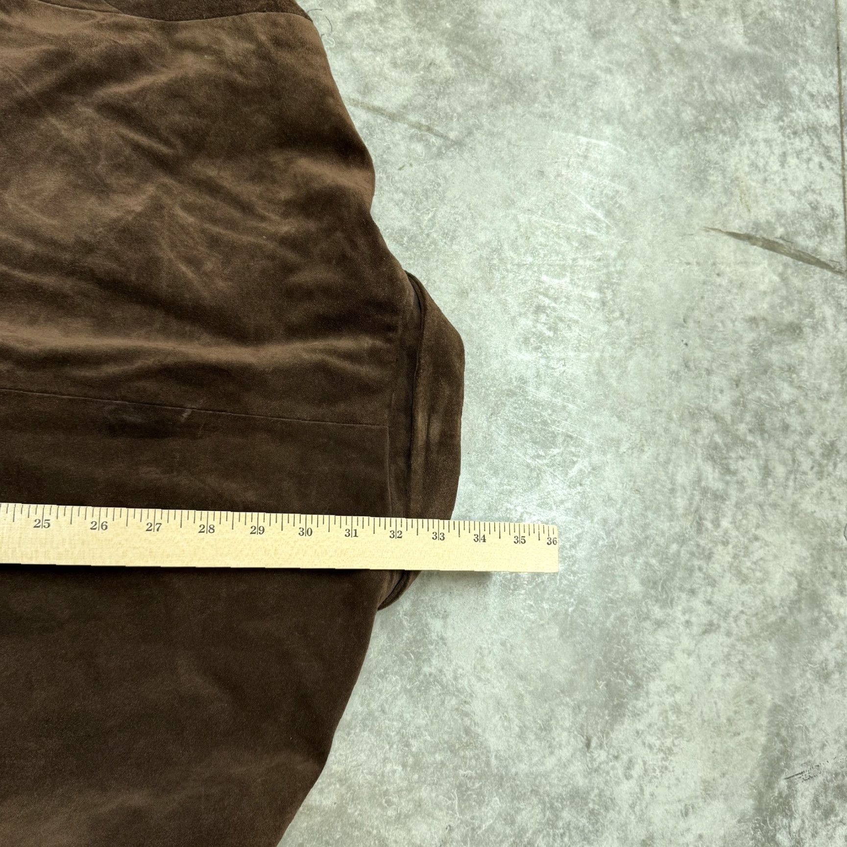 J.Crew VINTAGE J.CREW Blazer Mens Large Oarsman Brown Suede Leather Jacket Sport Coat Size US L / EU 52-54 / 3 - 6 Thumbnail