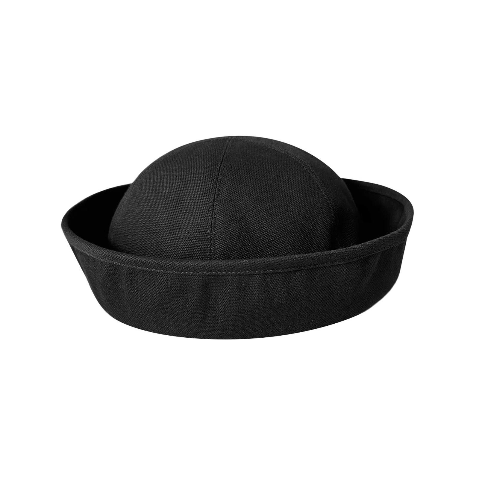 Designer Retro Black Beret Sailor Cap – Y2K French Girl Aesthetic Size ONE SIZE - 7 Thumbnail