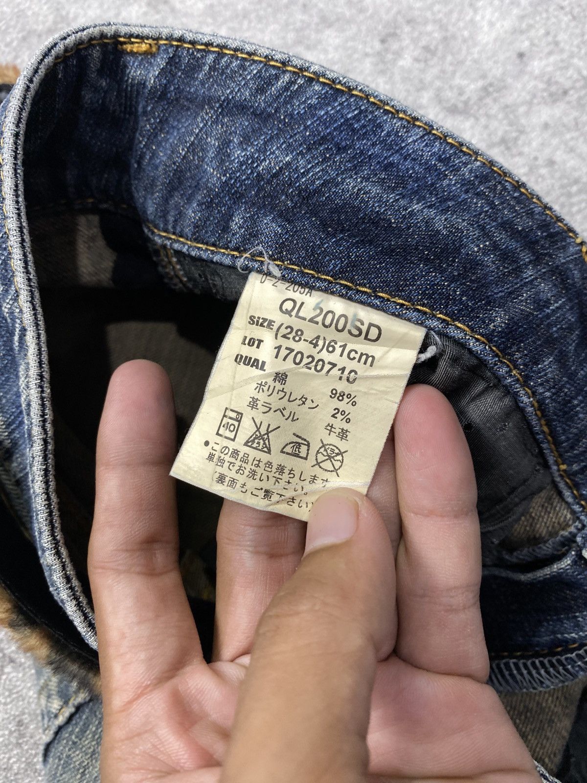 Tornado Mart 2000s Queenlow distressed stain style flare pant Size US 29 - 7 Thumbnail