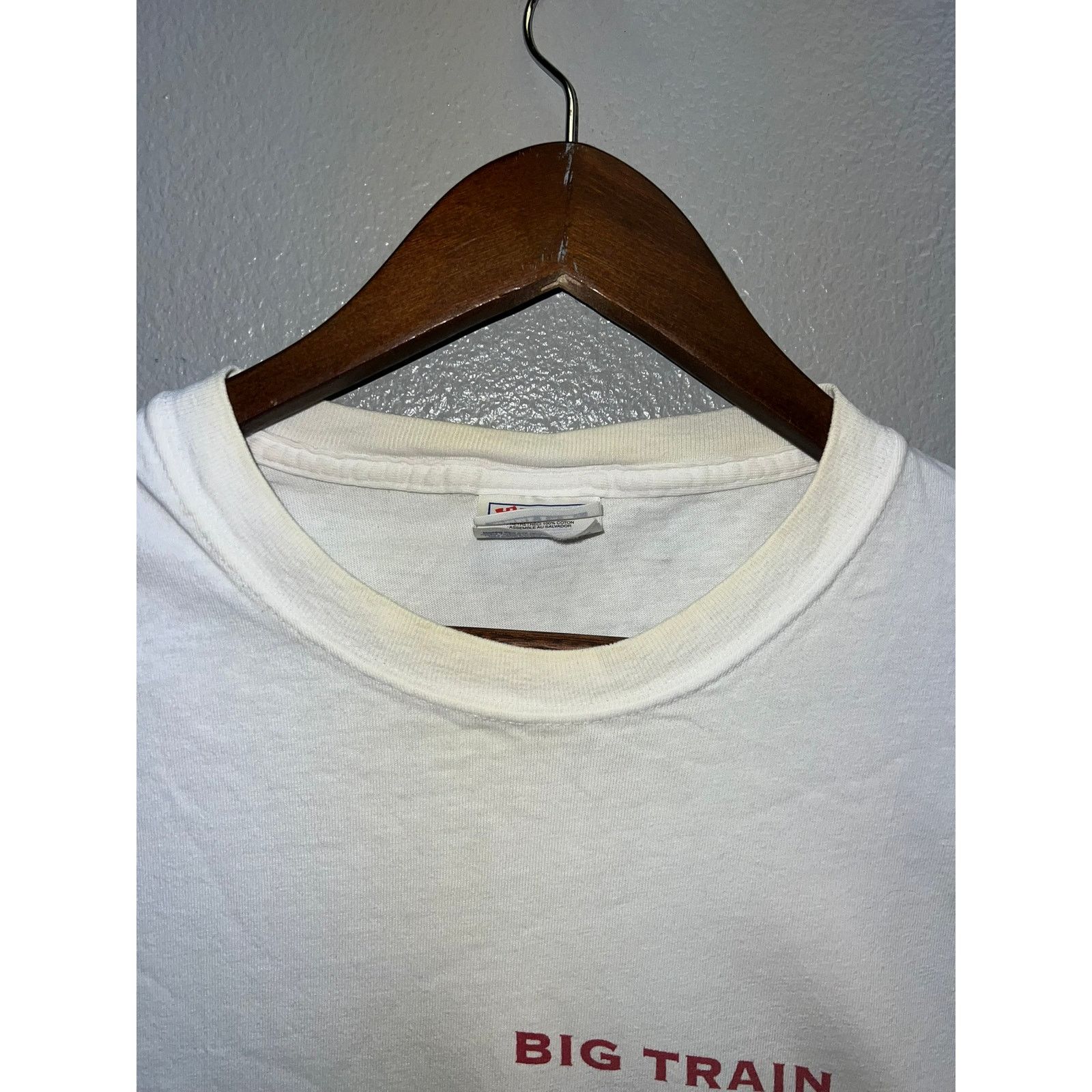 Hanes Vintage Big Train Shirt Drink Addictions Tee 90s 1990s XL Size US XL / EU 56 / 4 - 5 Thumbnail