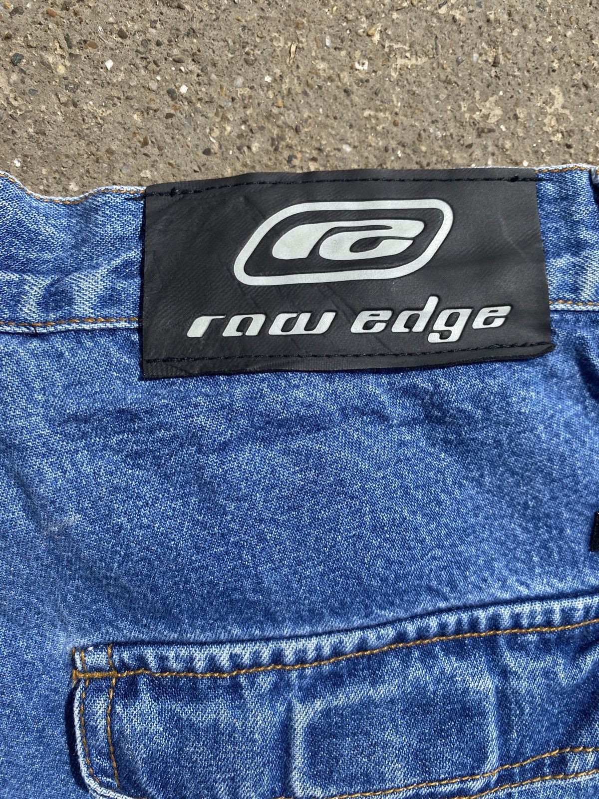JNCO × Vintage ROW edge Denim Baggy short Size US 32 / EU 48 - 13 Thumbnail