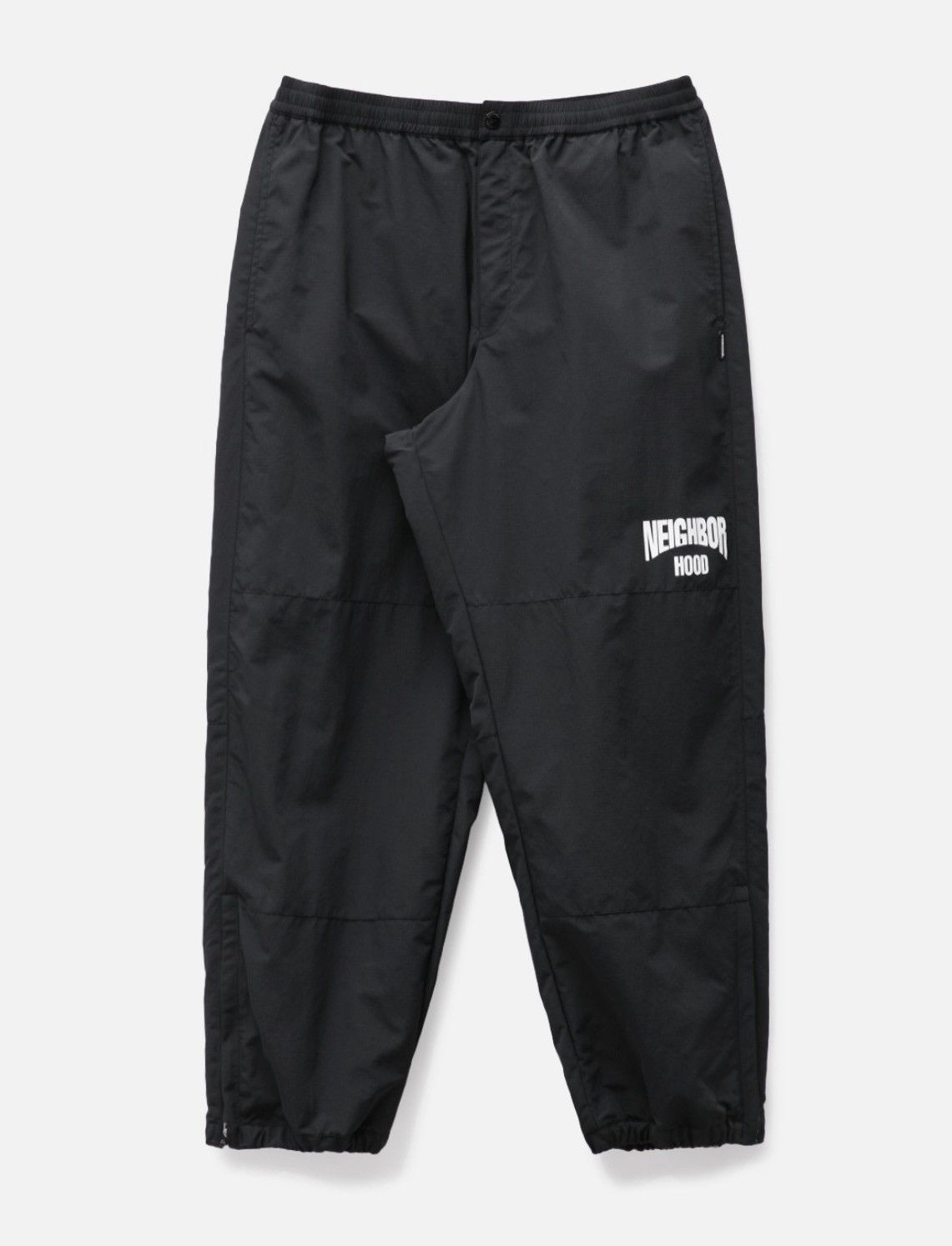 image of Men’S Neighborhood Nbhd 2023Aw Nylon Training Pants Size L in Black, Men's