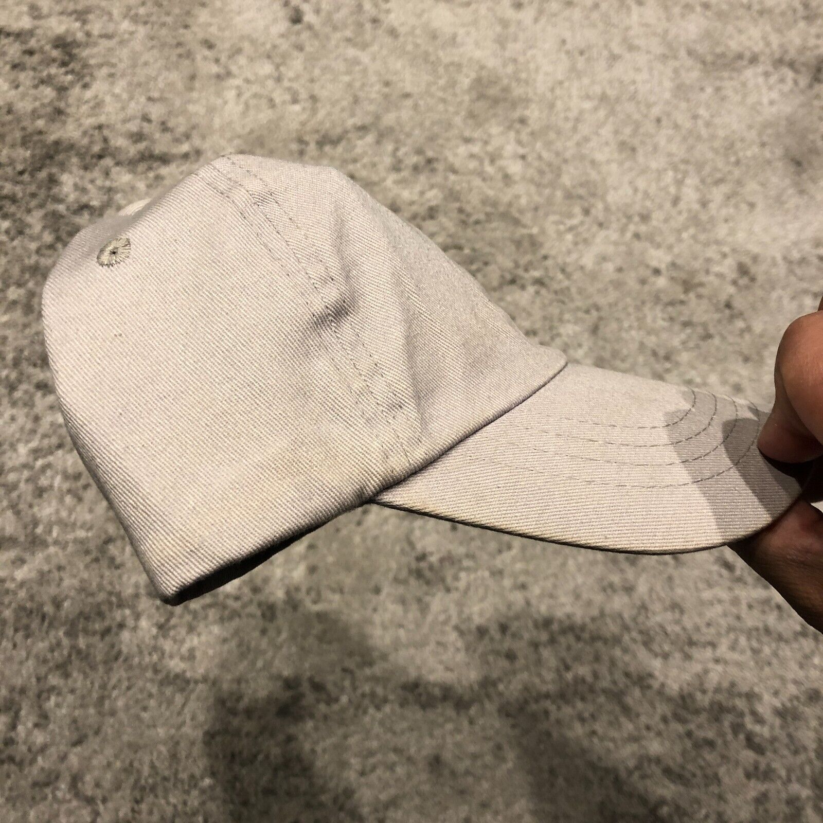 Bape 2022 Bape A Bathing Ape Light Gray Cotton Baseball Cap Hat Size ONE SIZE - 5 Thumbnail