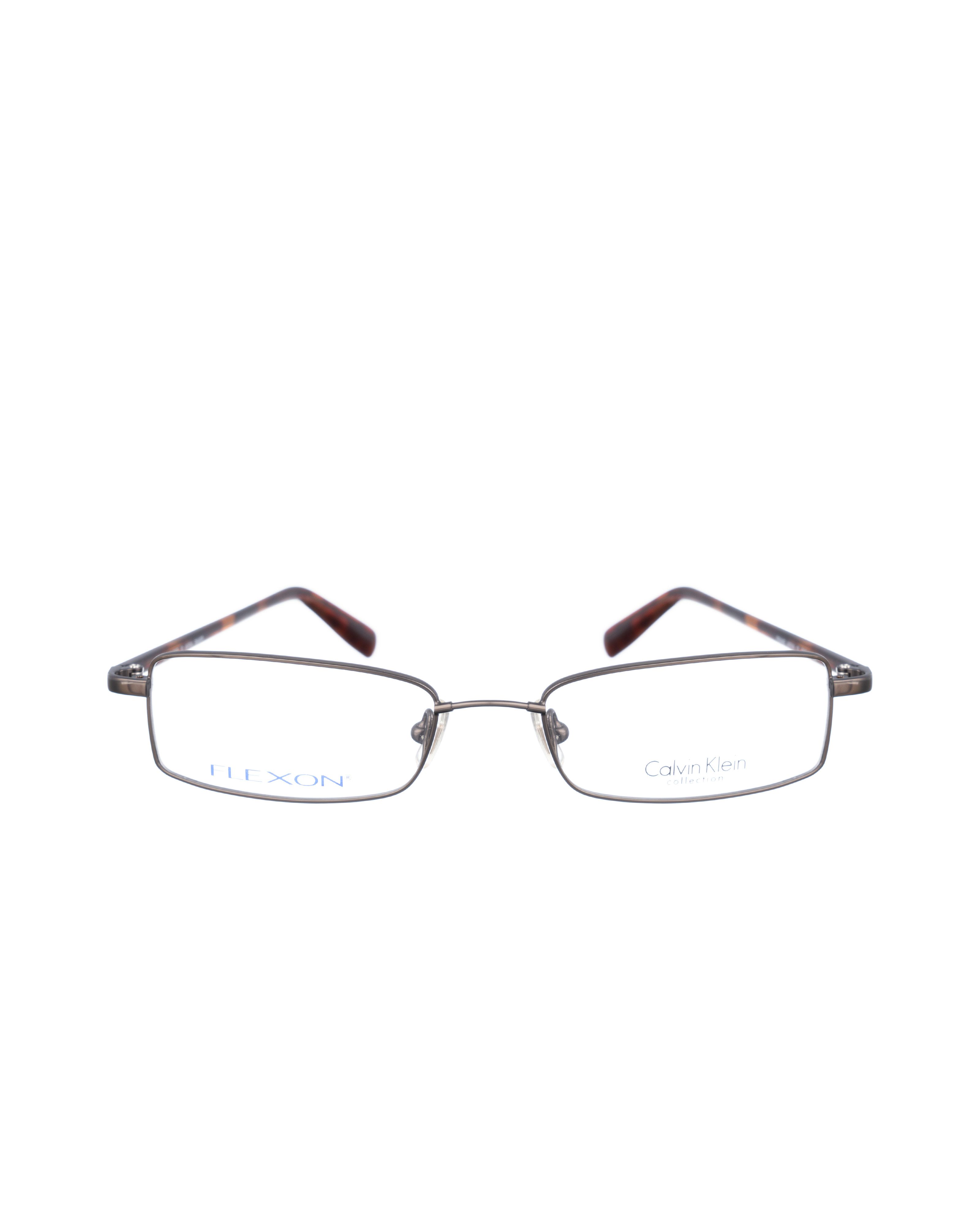 Calvin Klein Calvin Klein 90s Dark Brown Metallic Havana Glasses Size ONE SIZE - 1 Thumbnail