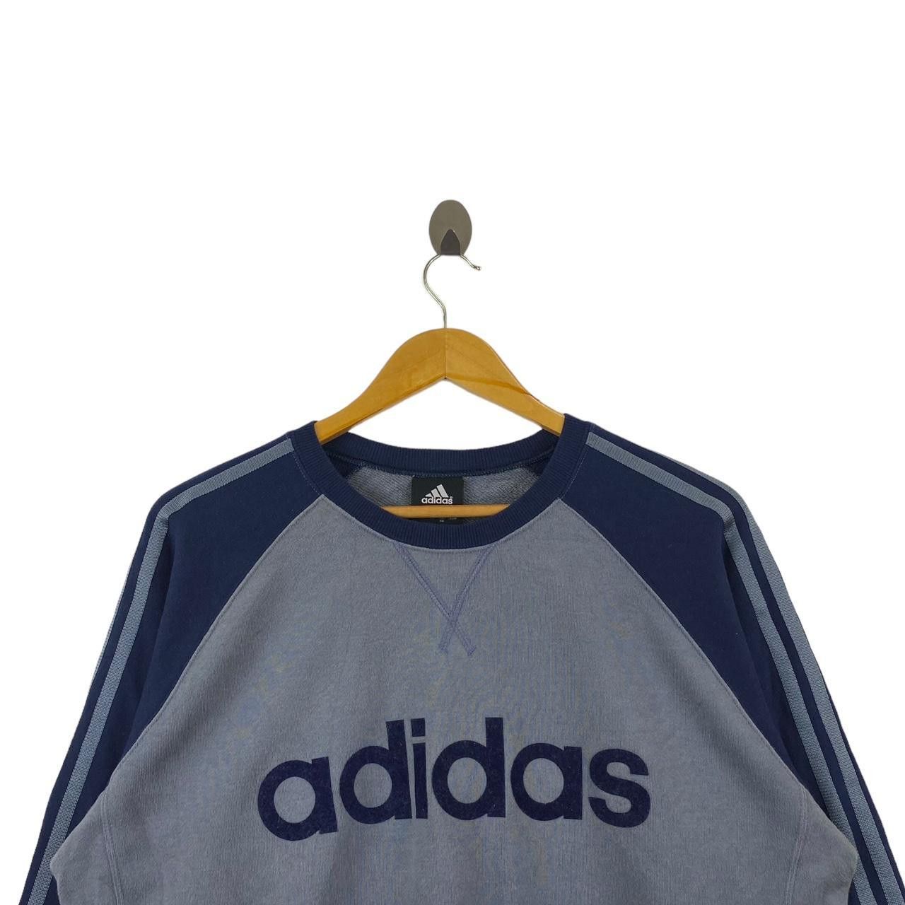 Adidas Vintage ADIDAS EQUIPMENT Center Logo Raglan Sweatshirt Size L / US 10 / IT 46 - 3 Thumbnail