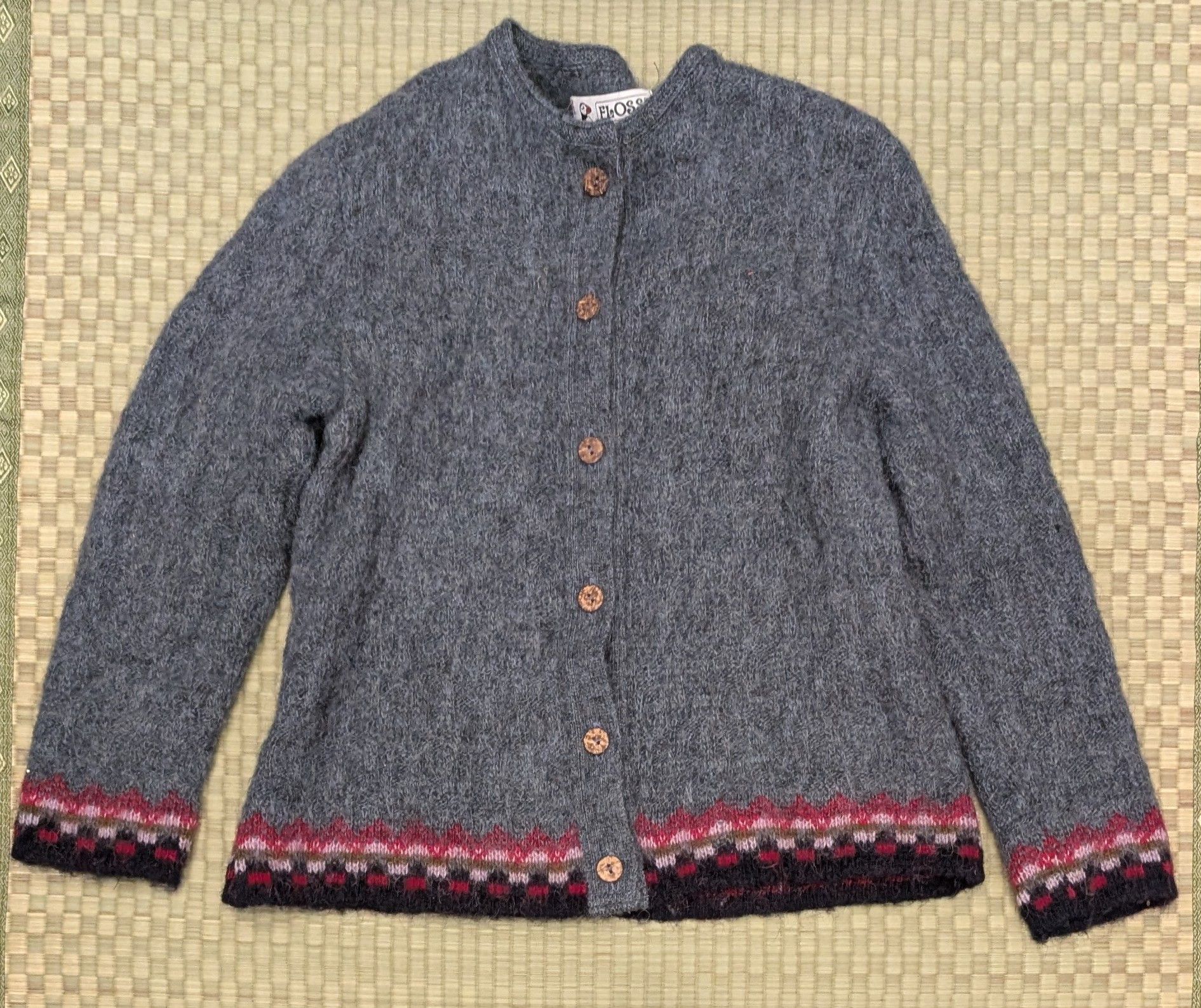 Other Floss 100% Wool Cardigan Women's Size Medium Made in Iceland Size M / US 6-8 / IT 42-44 - 1 Thumbnail