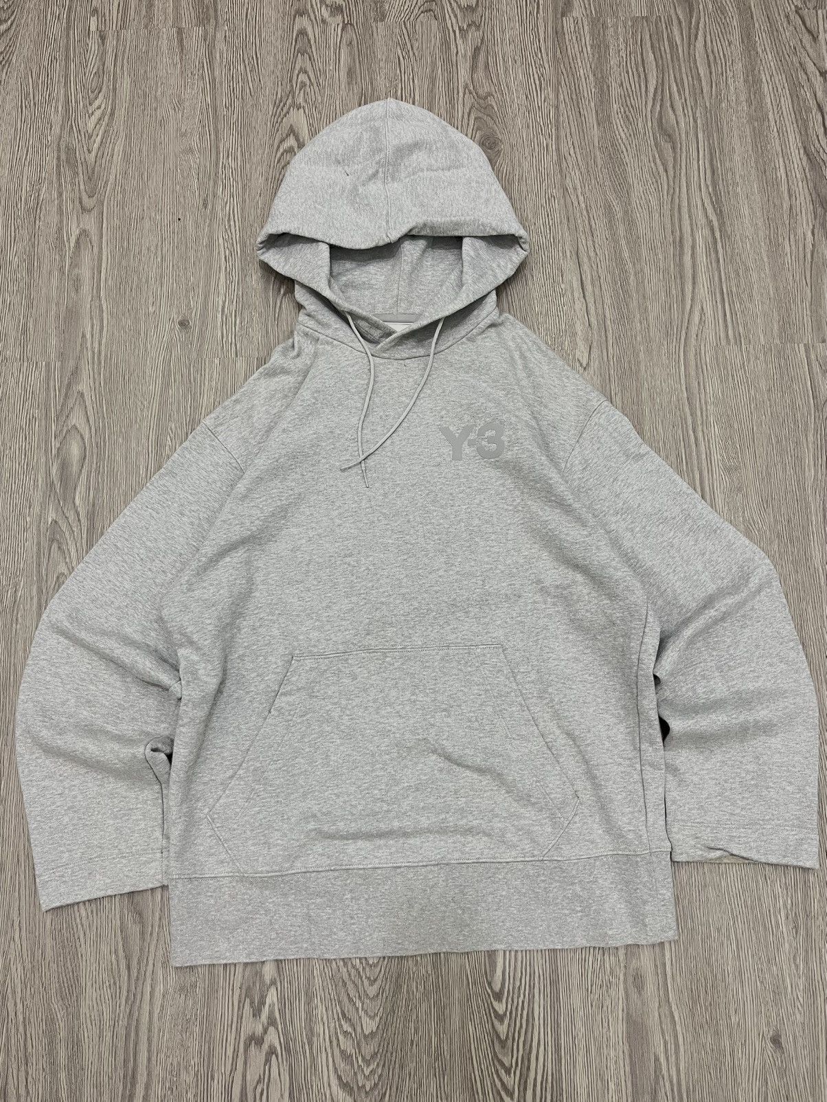 Japanese Brand Adidas x Yohji Yamamoto Y3 Logo Hoodie Size US XS / EU 42 / 0 - 1 Thumbnail