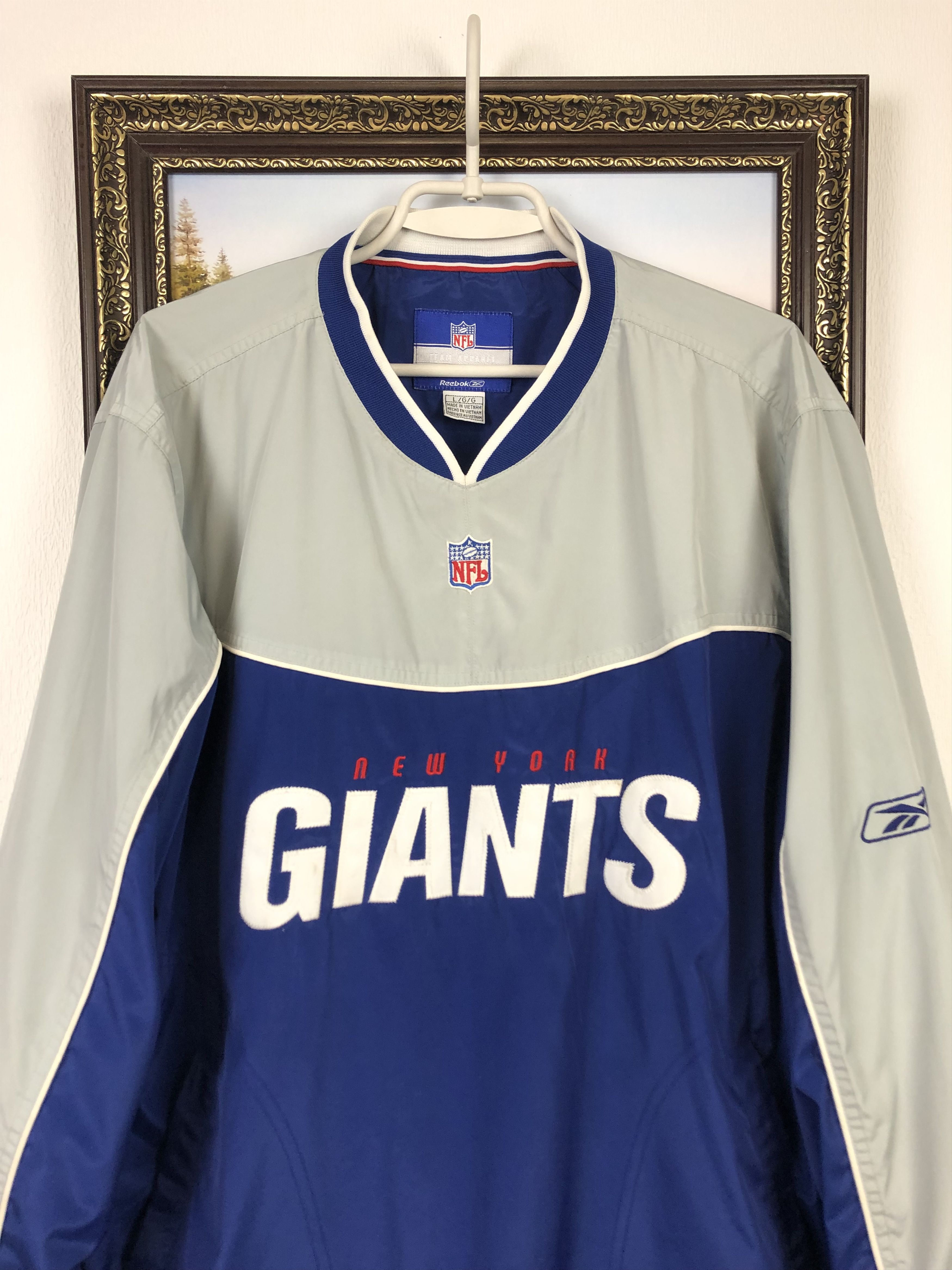 Vintage Vintage New York Giants Jacket Football Sweatshirt Rare Size US L / EU 52-54 / 3 - 2 Thumbnail