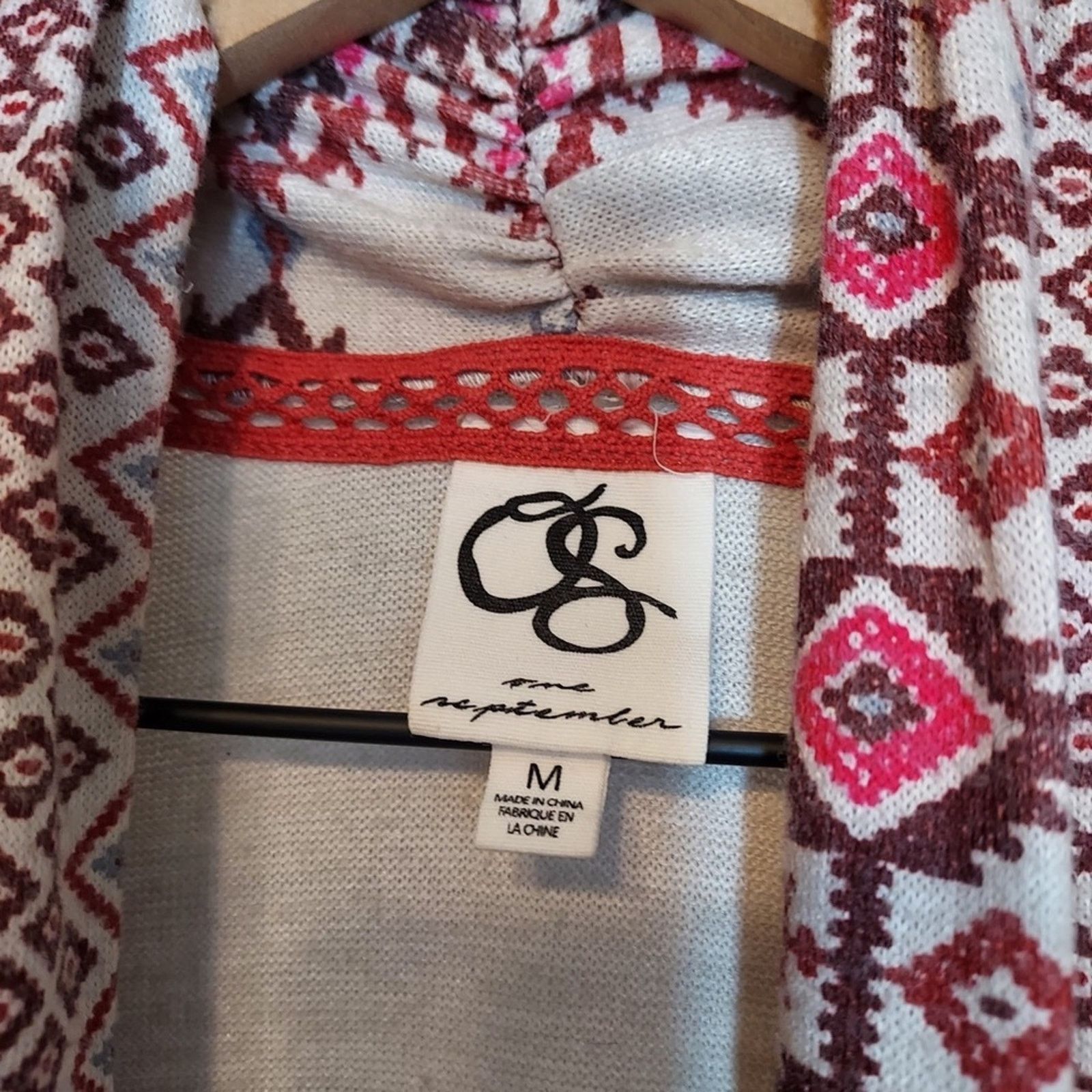 Anthropologie Anthropologie One September Solstice Night Cardigan Sweater Size M / US 6-8 / IT 42-44 - 7 Thumbnail