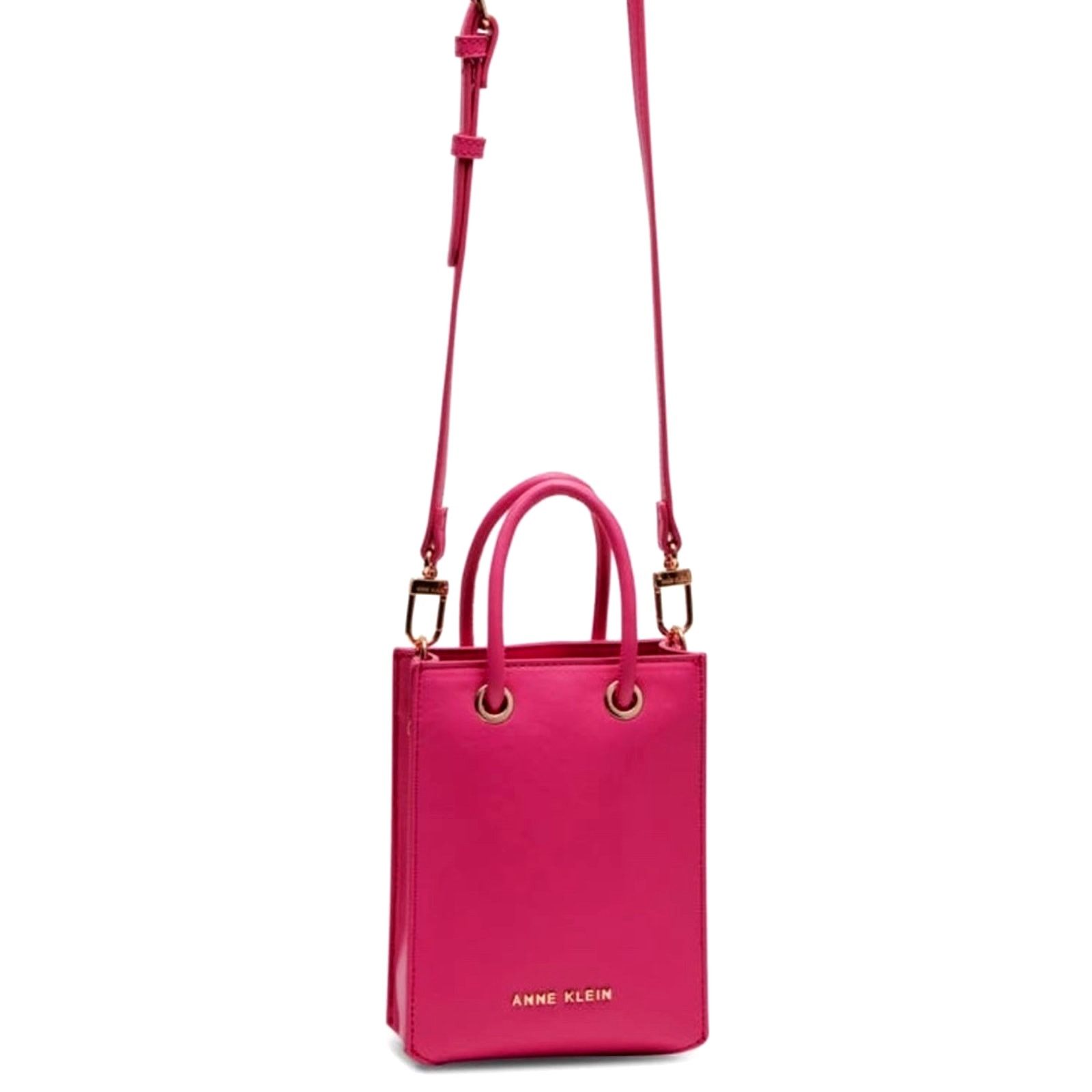Anne Klein Anne Klein Mini Tube North/South Crossbody Bag Flash Pink Size ONE SIZE - 3 Thumbnail