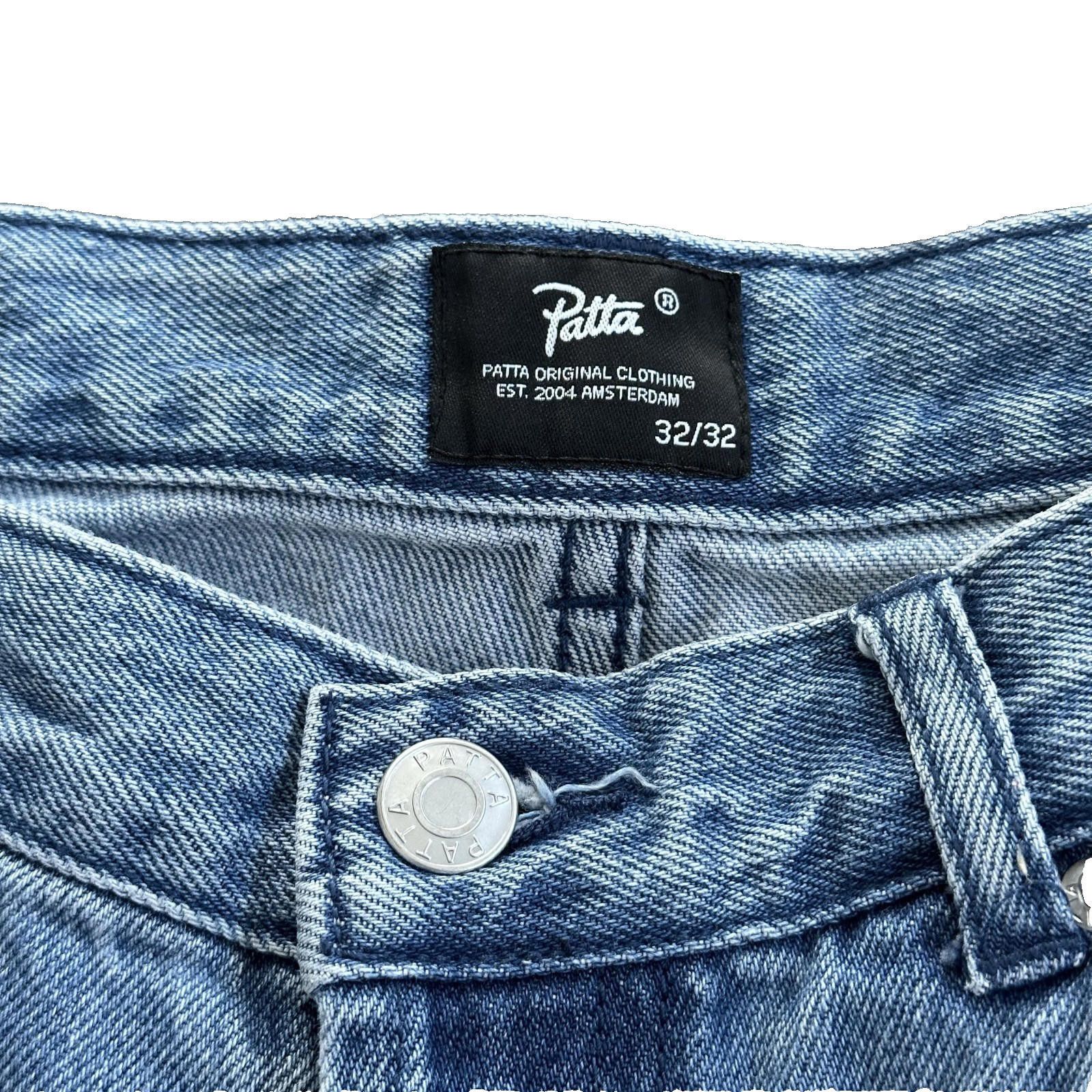Patta Patta Graffiti Denim Pants Size US 32 / EU 48 - 9 Thumbnail