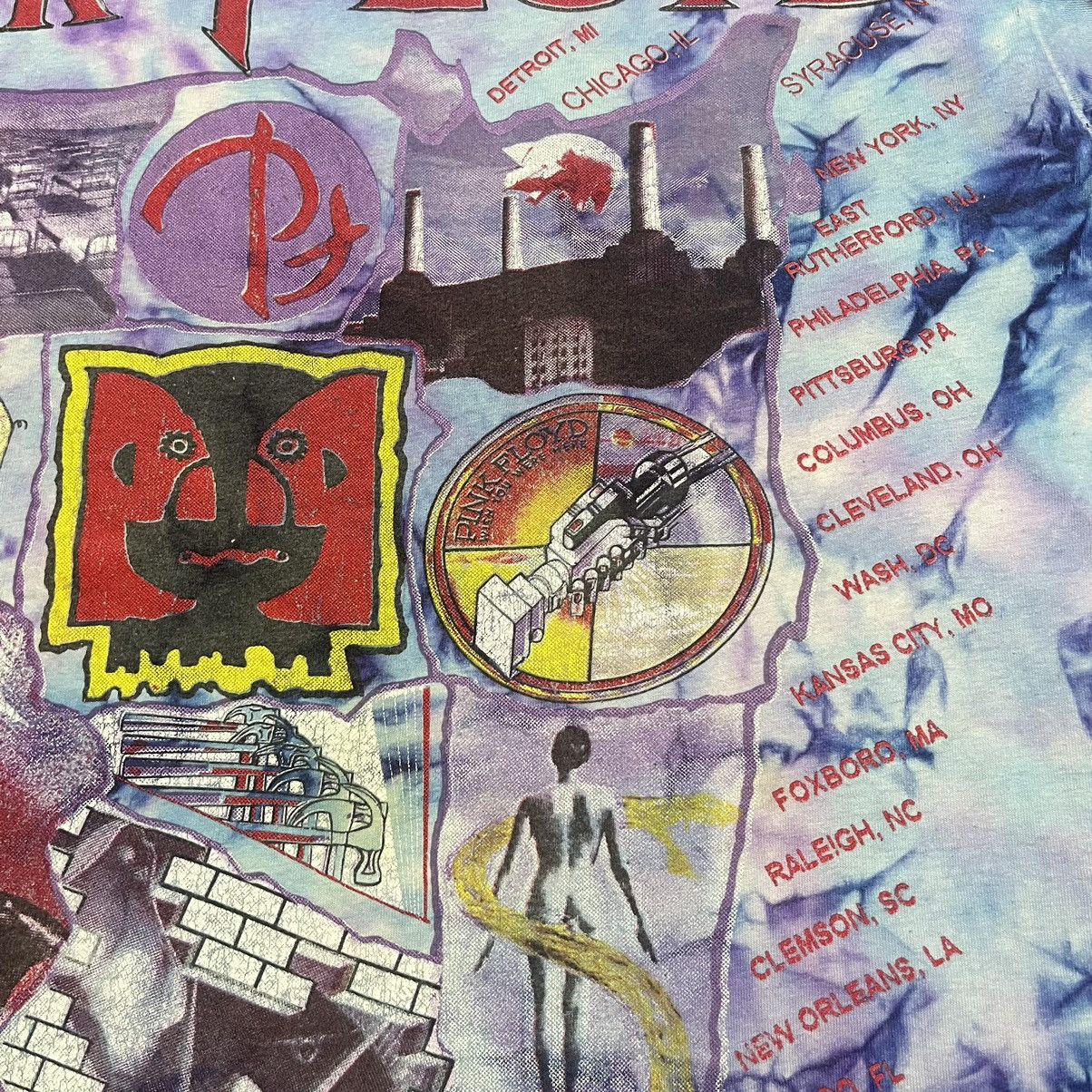 Band Tees Vintage 1994 Pink Floyd The Division Bell Tie Dye T Shirt Size US L / EU 52-54 / 3 - 9 Thumbnail