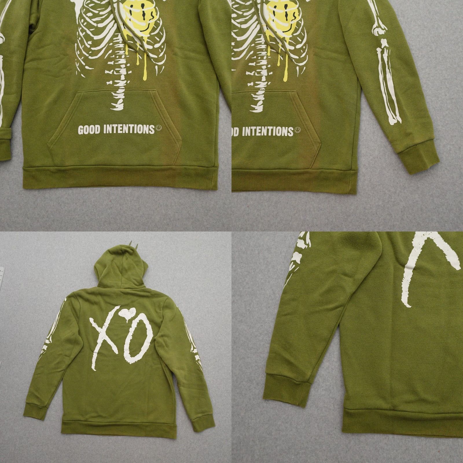 Olive THE WEEKND x NAV Good Intentions Adult Hoodie L NAV Olive Green Brown 29x22 Size: Large Color: Green MeASUREMENTS ARE PROVIDED IN PICTURES Mens Size US L / EU 52-54 / 3 - 8 Thumbnail