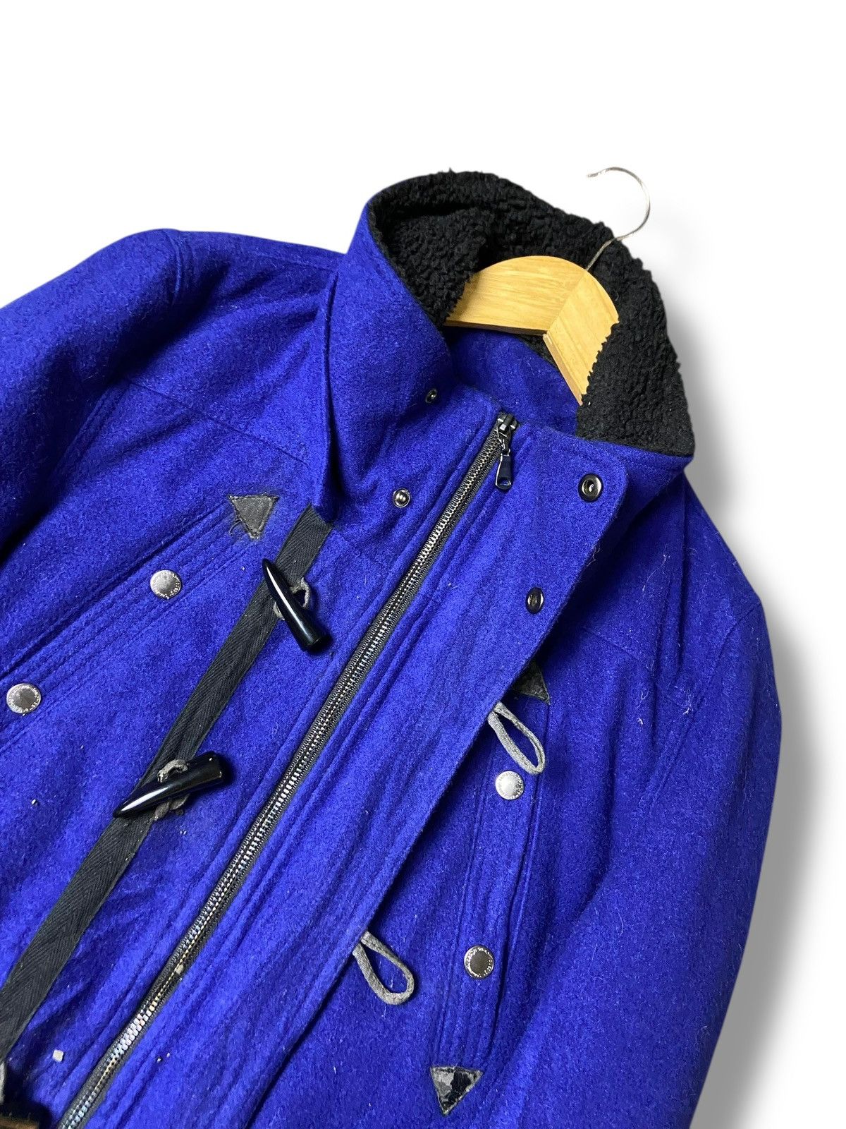 Japanese Brand × Vintage × semanticdesign Semantic Design Wool Duffle Coat with Pockets (120) Size US M / EU 48-50 / 2 - 6 Thumbnail