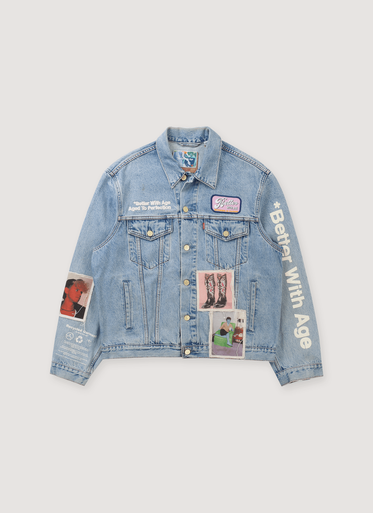 Better With Age Portrait Denim Jacket Indigo Size US L / EU 52-54 / 3 - 1 Thumbnail