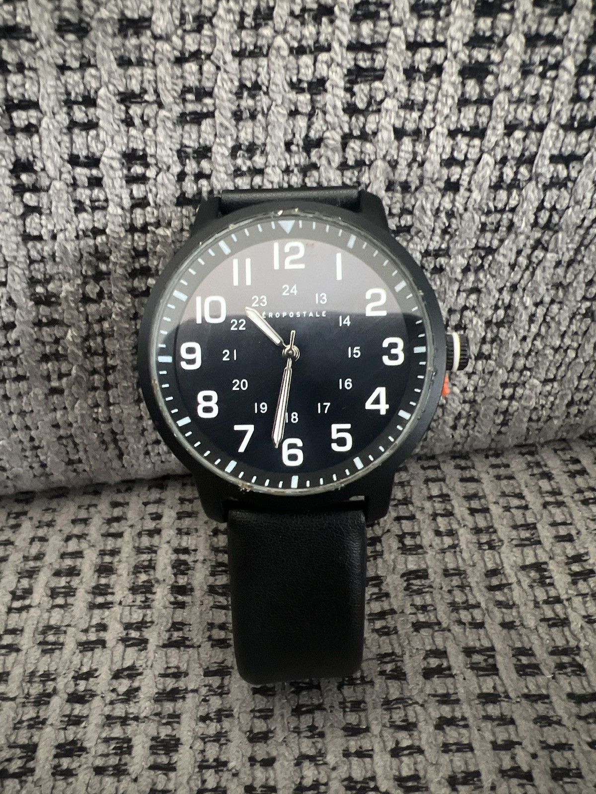 Aeropostale Aeropostale Faux Leather Analog Adjustable Wrist Watch Size ONE SIZE - 4 Thumbnail