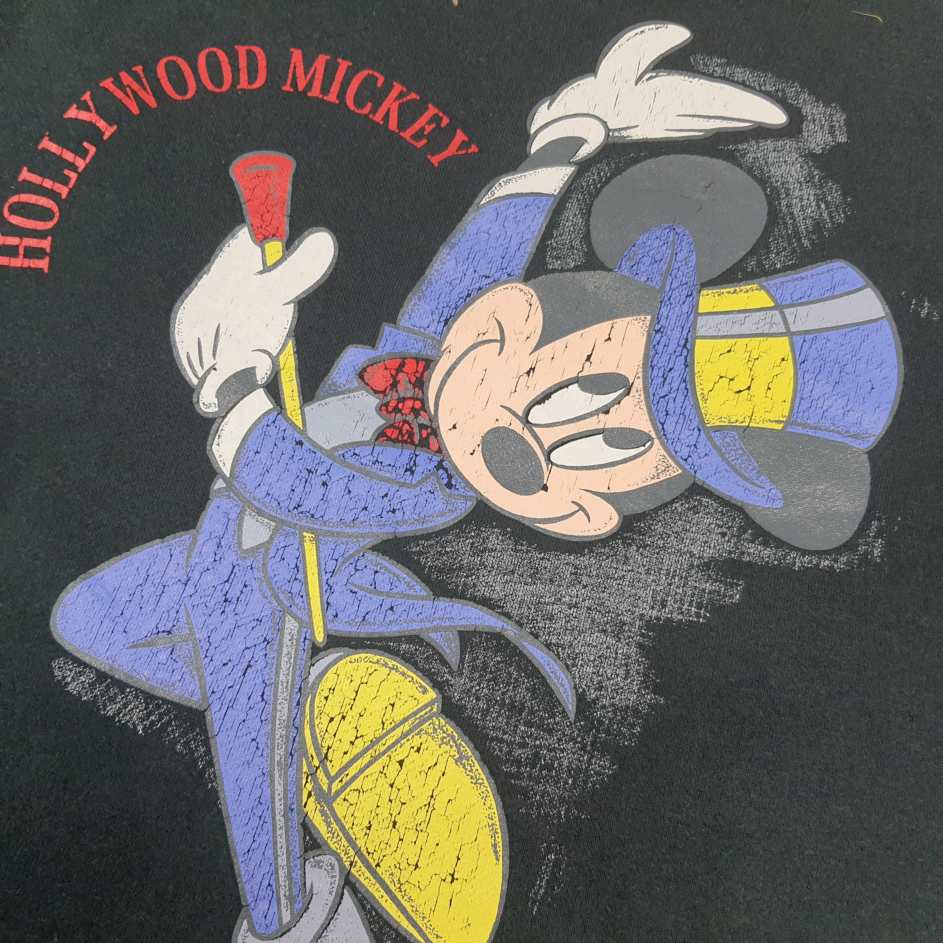 Mickey Mouse Vintage 90s Gems Hollywood Mickey Mouse Sweatshirt C291N33 Size US M / EU 48-50 / 2 - 2 Thumbnail