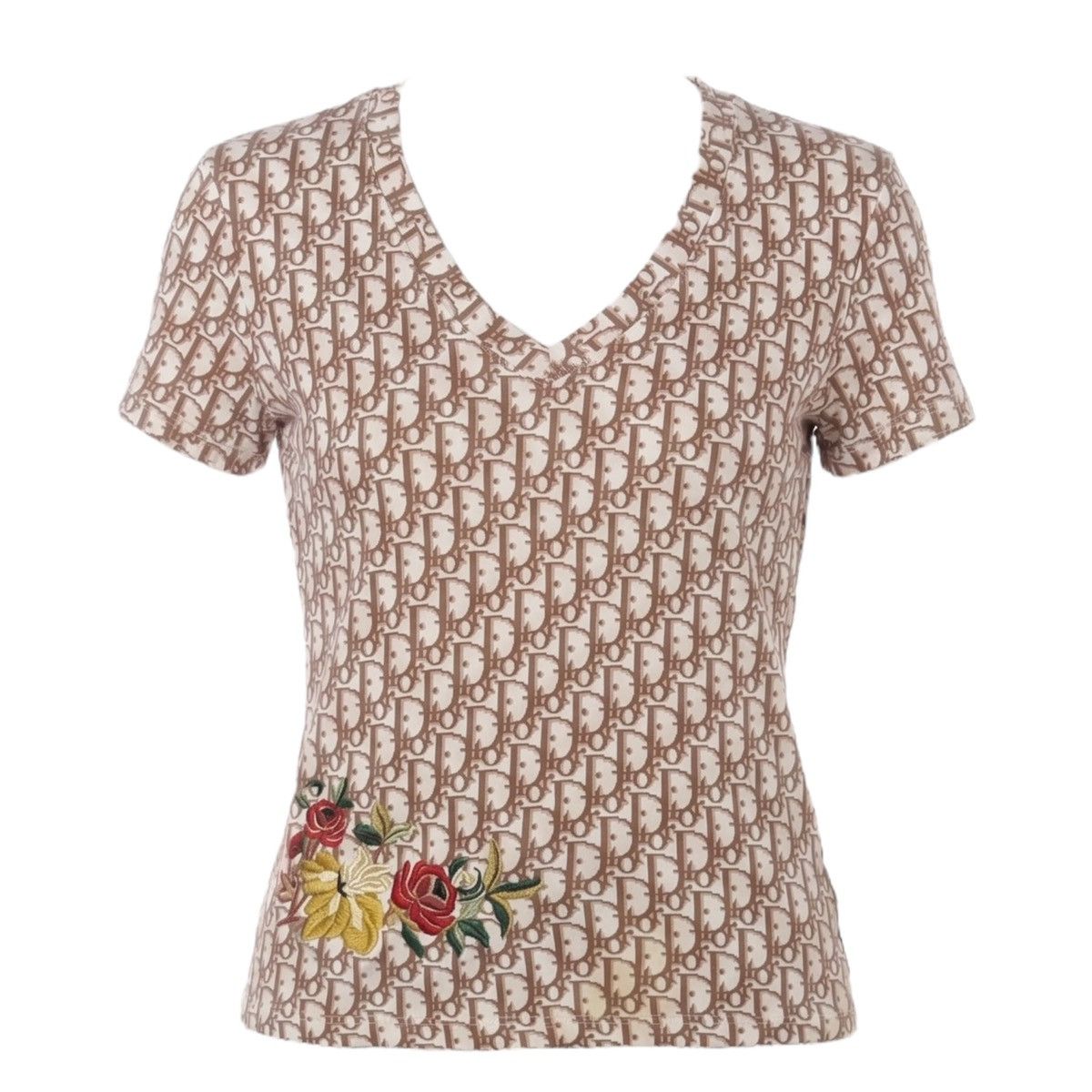 Dior Dior Galliano era monogram top / t-shirt Size M / US 6-8 / IT 42-44 - 1 Thumbnail
