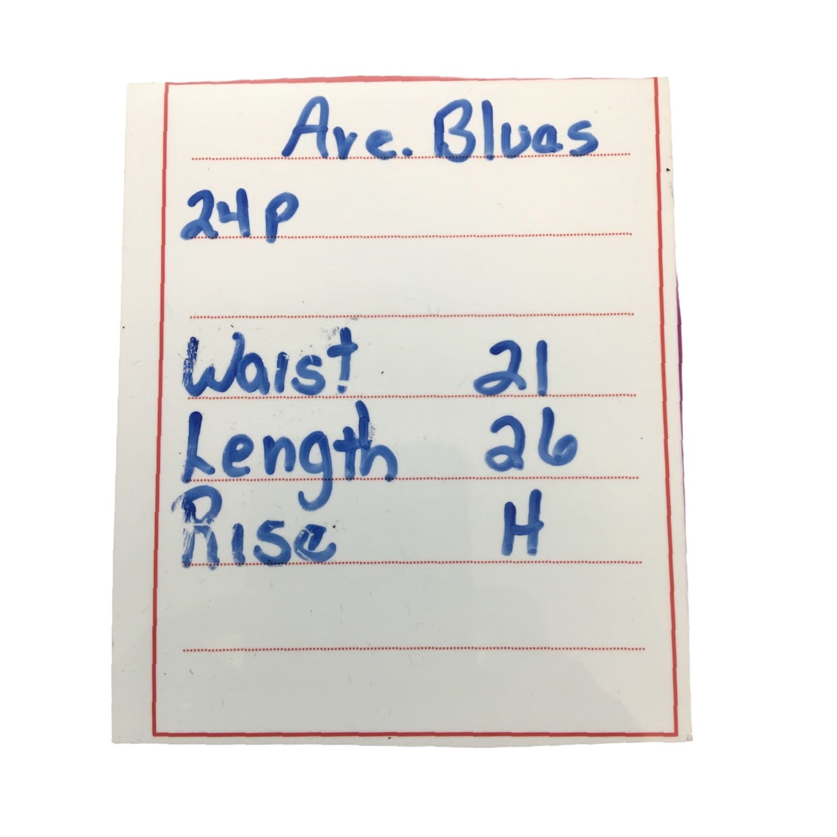 Avenue Avenue Blues Women's Tapered Denim Jeans Size 24 Petite Blue Light Wash Size 42" / US 20 - 7 Thumbnail