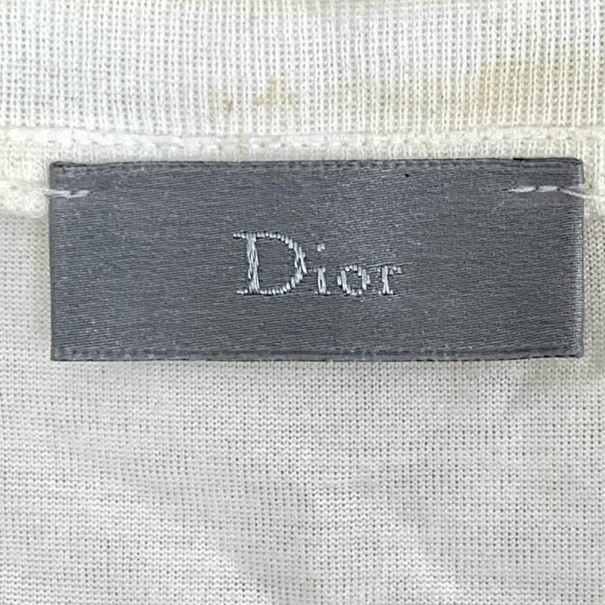 Dior Dior Off-White Bee Embroidered Short Sleeve T-Shirt K26WX Size US S / EU 44-46 / 1 - 6 Thumbnail
