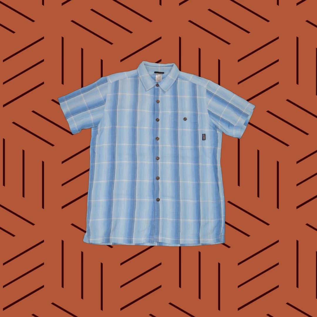 Patagonia MENS Patagonia Button Up Plaid Shirt Small Organic Cotton Short Sleeve Pocket Shirt Size US S / EU 44-46 / 1 - 1 Thumbnail