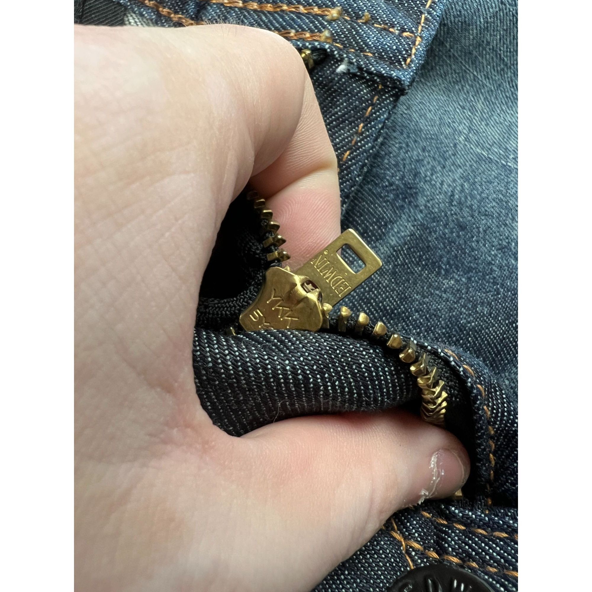 Edwin Edwin SK505S Made in Japan Raw Selvedge Denim Jeans (Y0967) Size US 31 - 9 Thumbnail