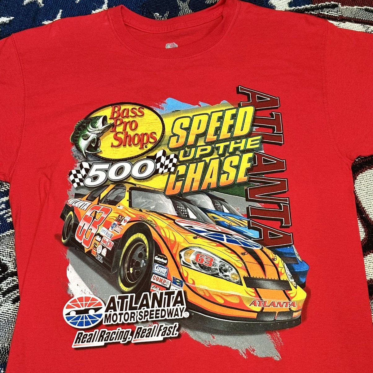 Bass Pro Shops × NASCAR 2006 - Bass Pro Shops 500 - NASCAR TSHIRT Size US M / EU 48-50 / 2 - 2 Thumbnail