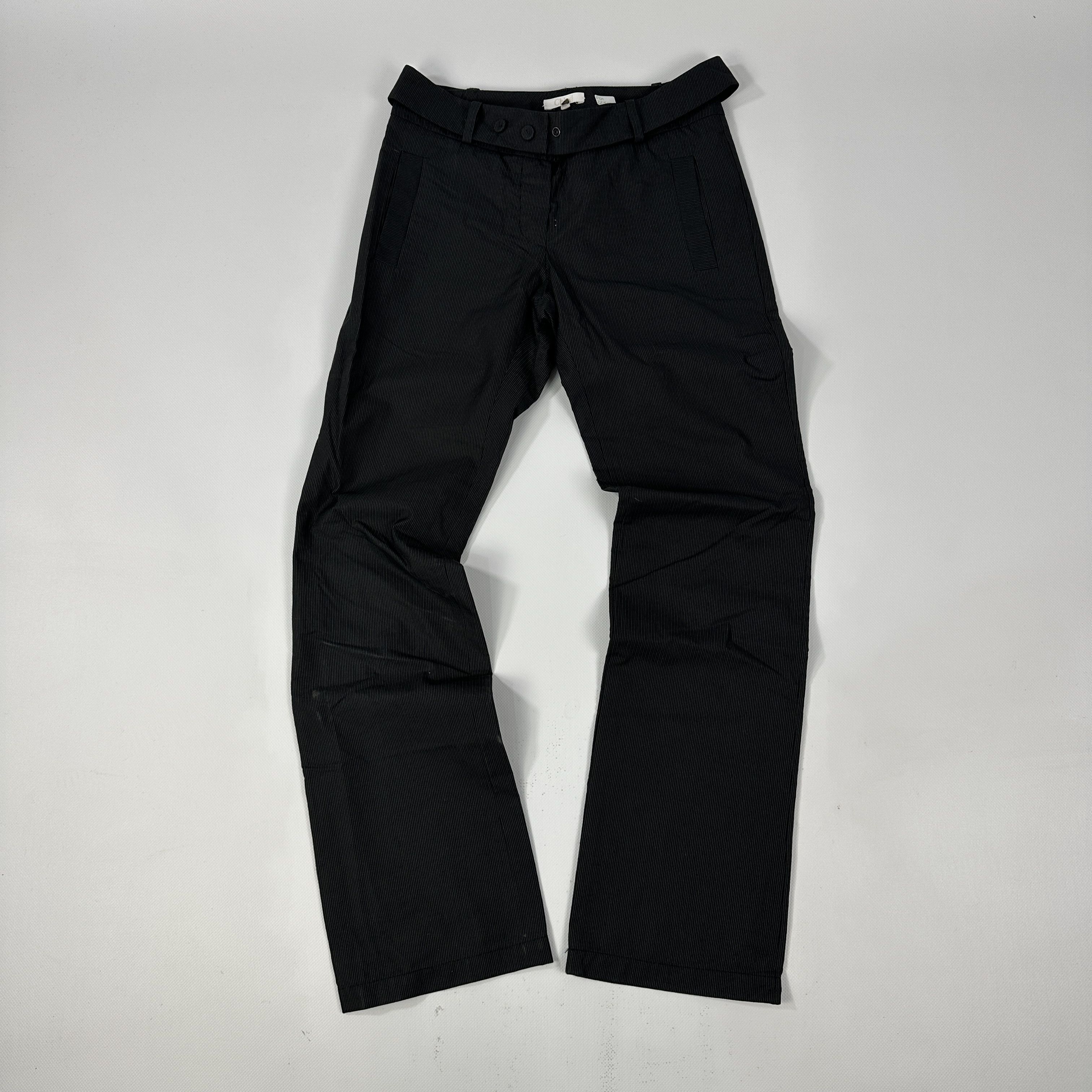 Chloe Pantaloni Chloe Gessato Cintura in vita – 36 IT Size 25" / US 0 / IT 36 - 4 Thumbnail