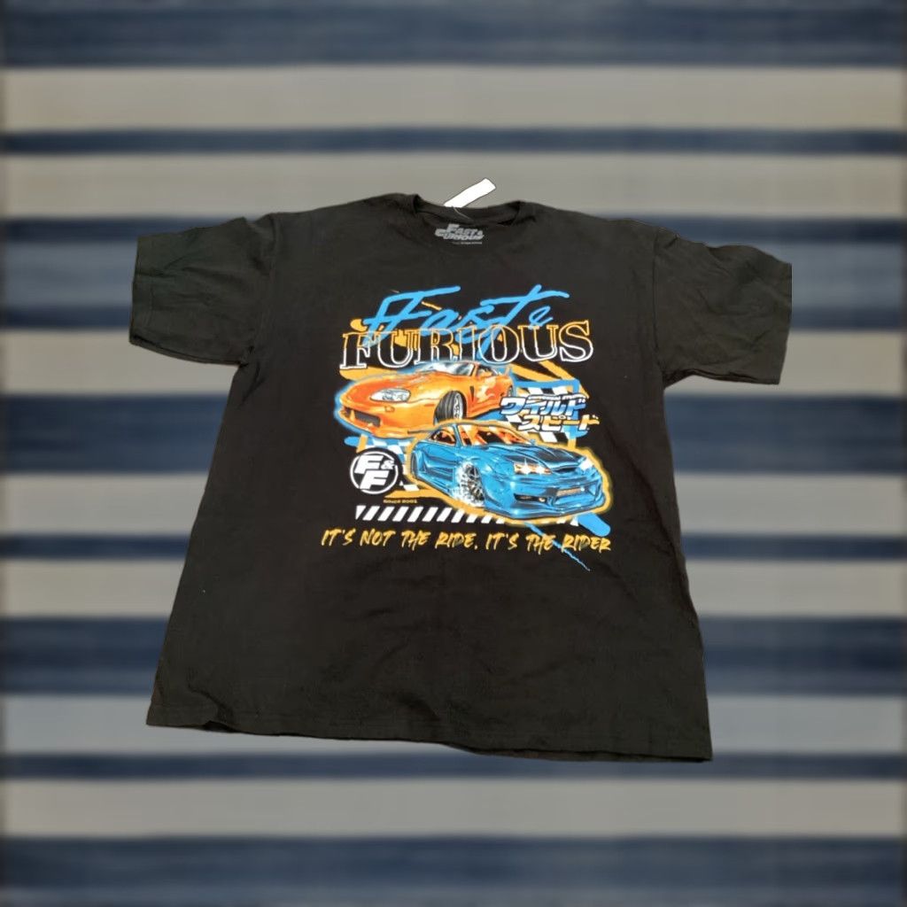 Vintage VINTAGE? No. FAST & FURIOUS Since 2001 T-Shirt Men XL Black Crew Neck Graphic Print Toretto Paul Walker Movie Fan Apparel 2001-2021 Mens Size US XL / EU 56 / 4 - 1 Thumbnail