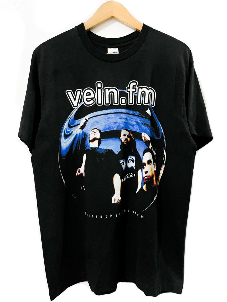 Vintage Vein fm Band Tshirt Size US XL / EU 56 / 4 - 1 Thumbnail