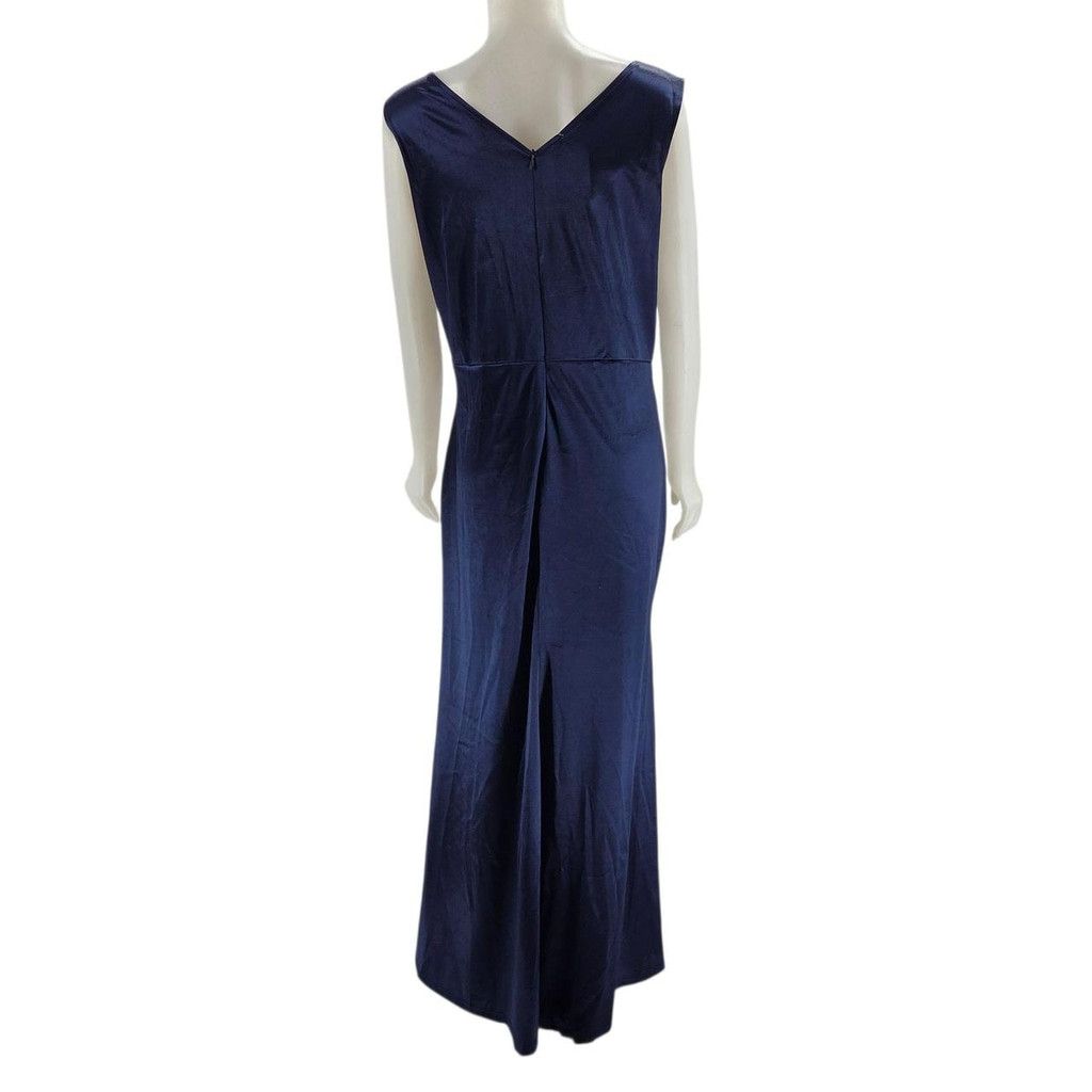 The Unbranded Brand Rich Dark Blue Evening Gown Size XXL / US 16-18 / IT 52-54 - 2 Thumbnail