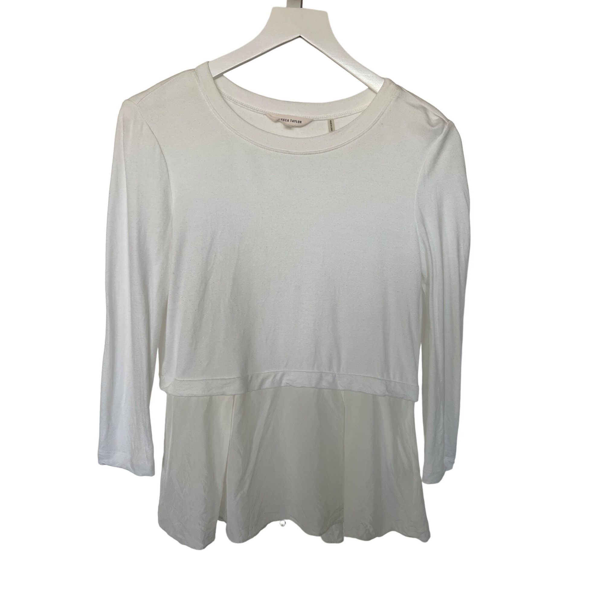 Rebecca Taylor Rebecca Taylor Ivory Peplum Top Size XS / US 0-2 / IT 36-38 - 2 Thumbnail