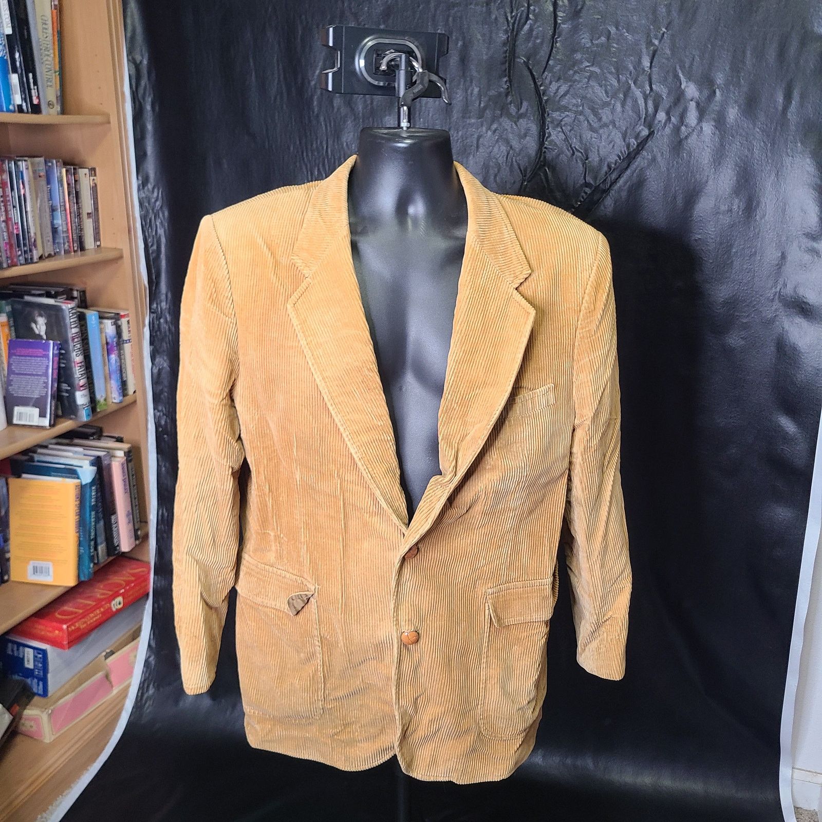 Manhattan Portage Vintage 70s Manhattan corduroy blazer jacket 44 regular Size US XL / EU 56 / 4 - 1 Thumbnail
