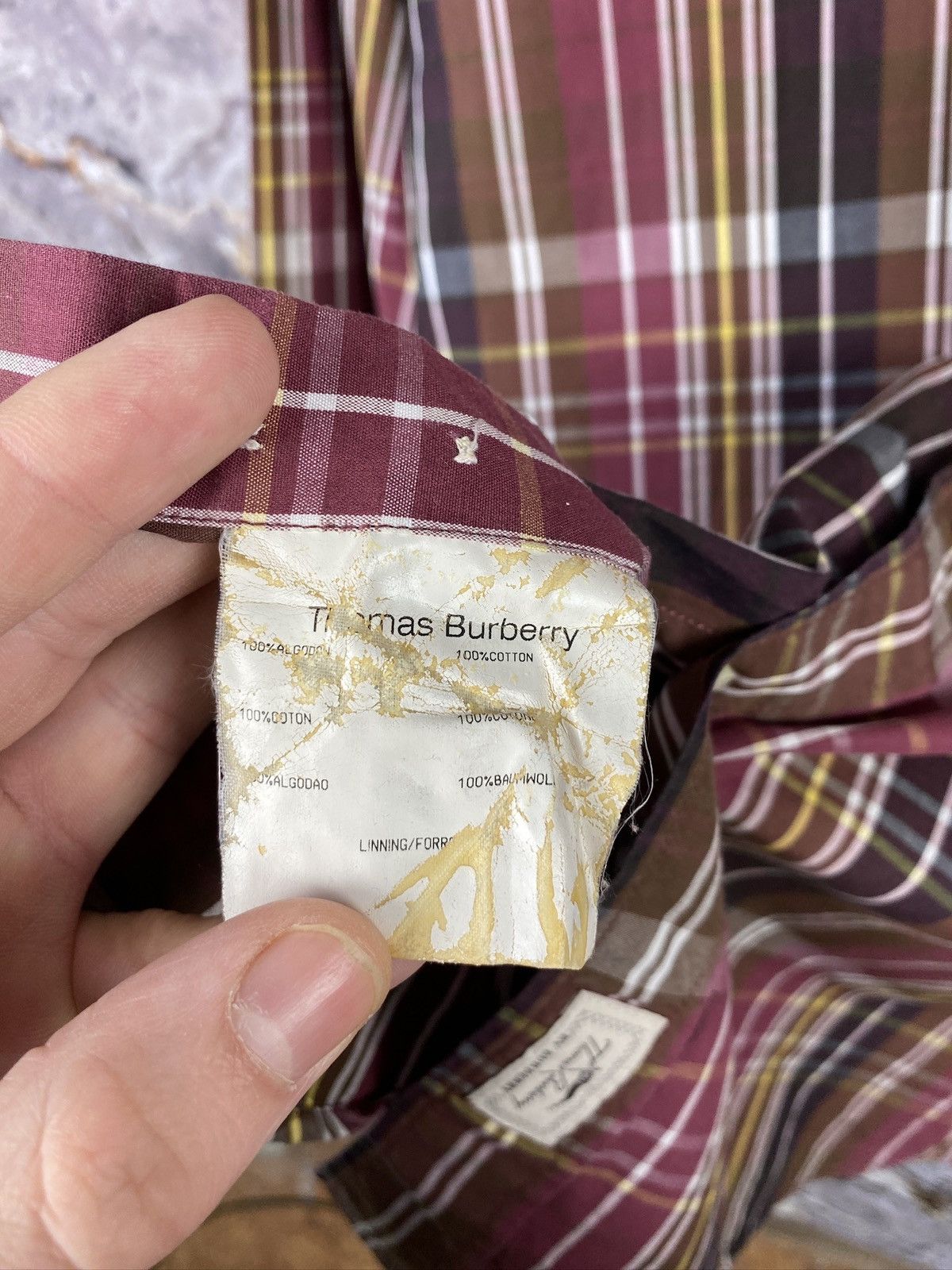 Burberry Men’s Thomas Burberry Long Sleeve Shirt Button Up Size Large Size US L / EU 52-54 / 3 - 8 Thumbnail